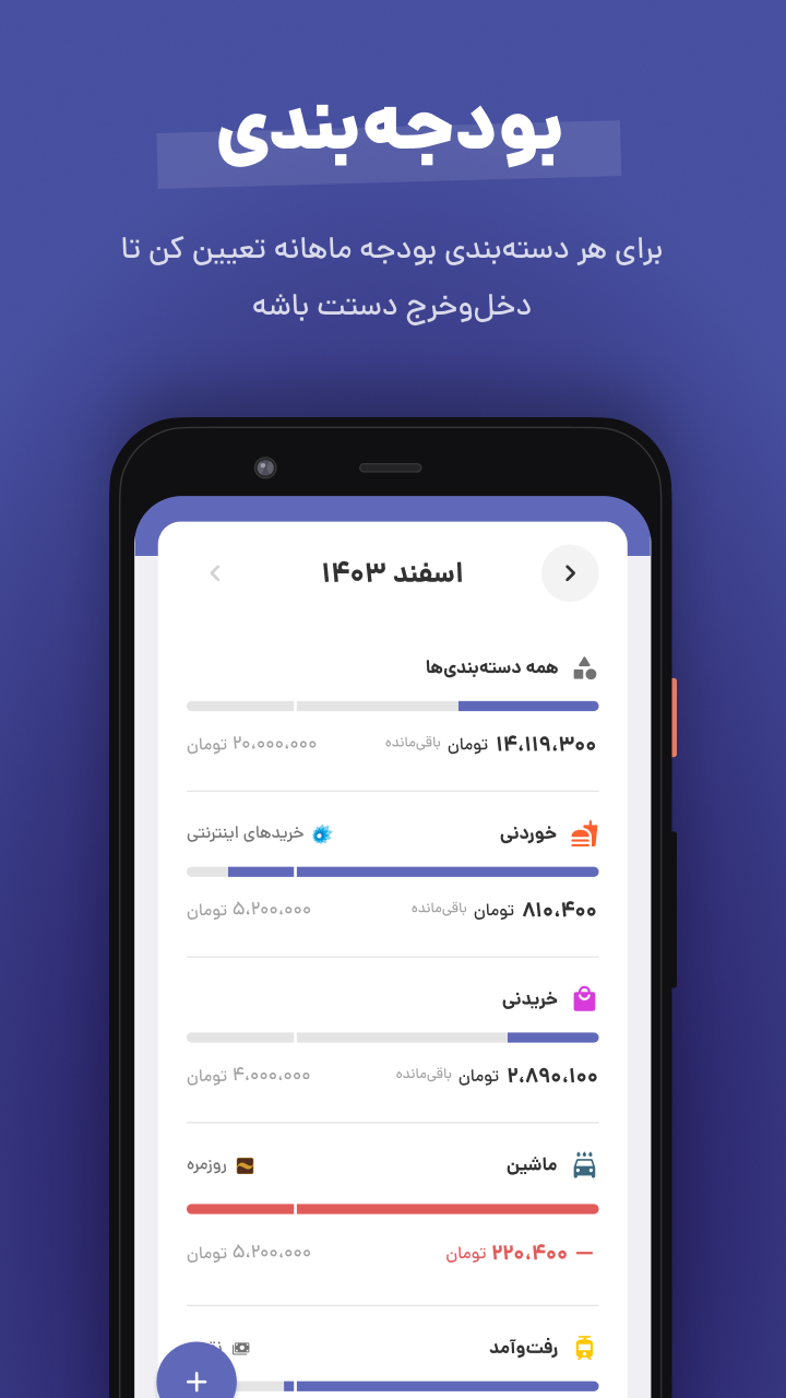 اسکرین شات 10 برنامه ‏‏‏پولکی |‌ حسابداری شخصی