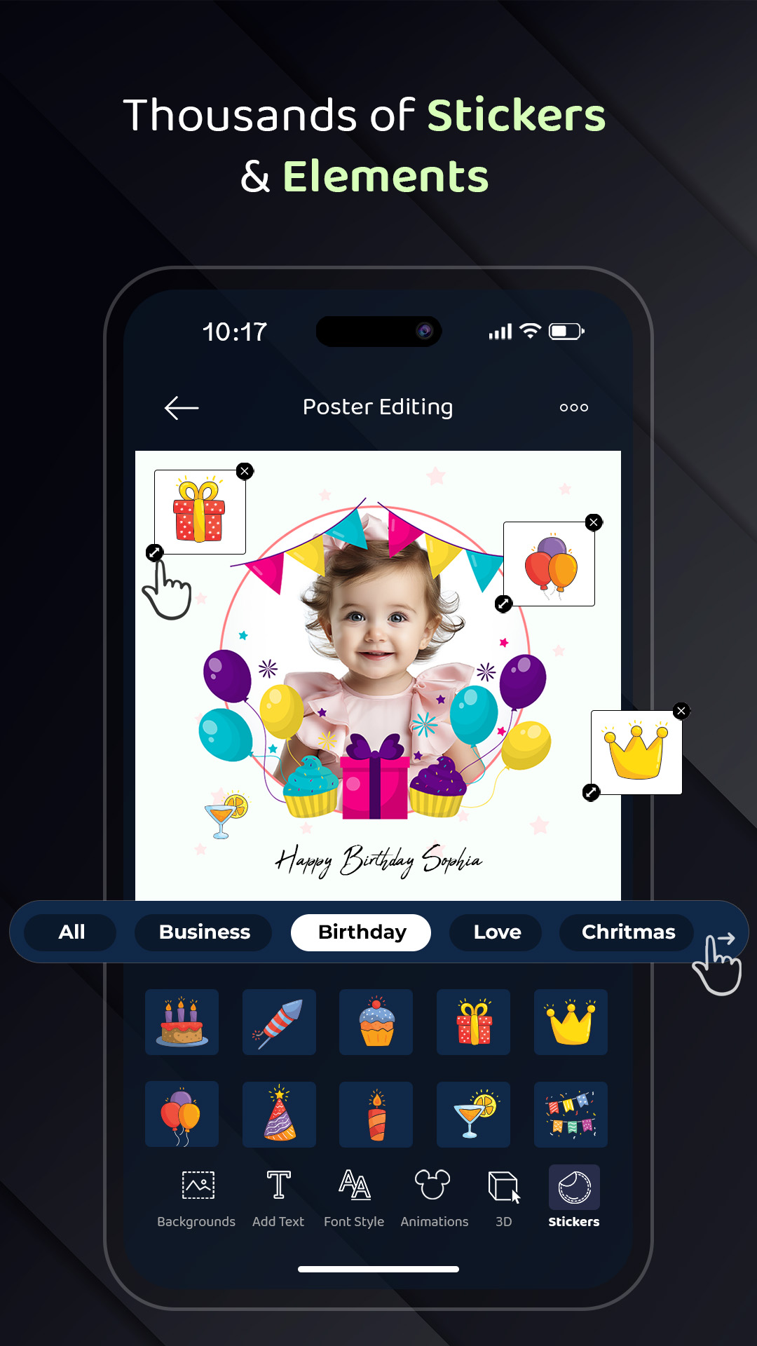 اسکرین شات 7 برنامه Flyer, Poster & Graphic Design