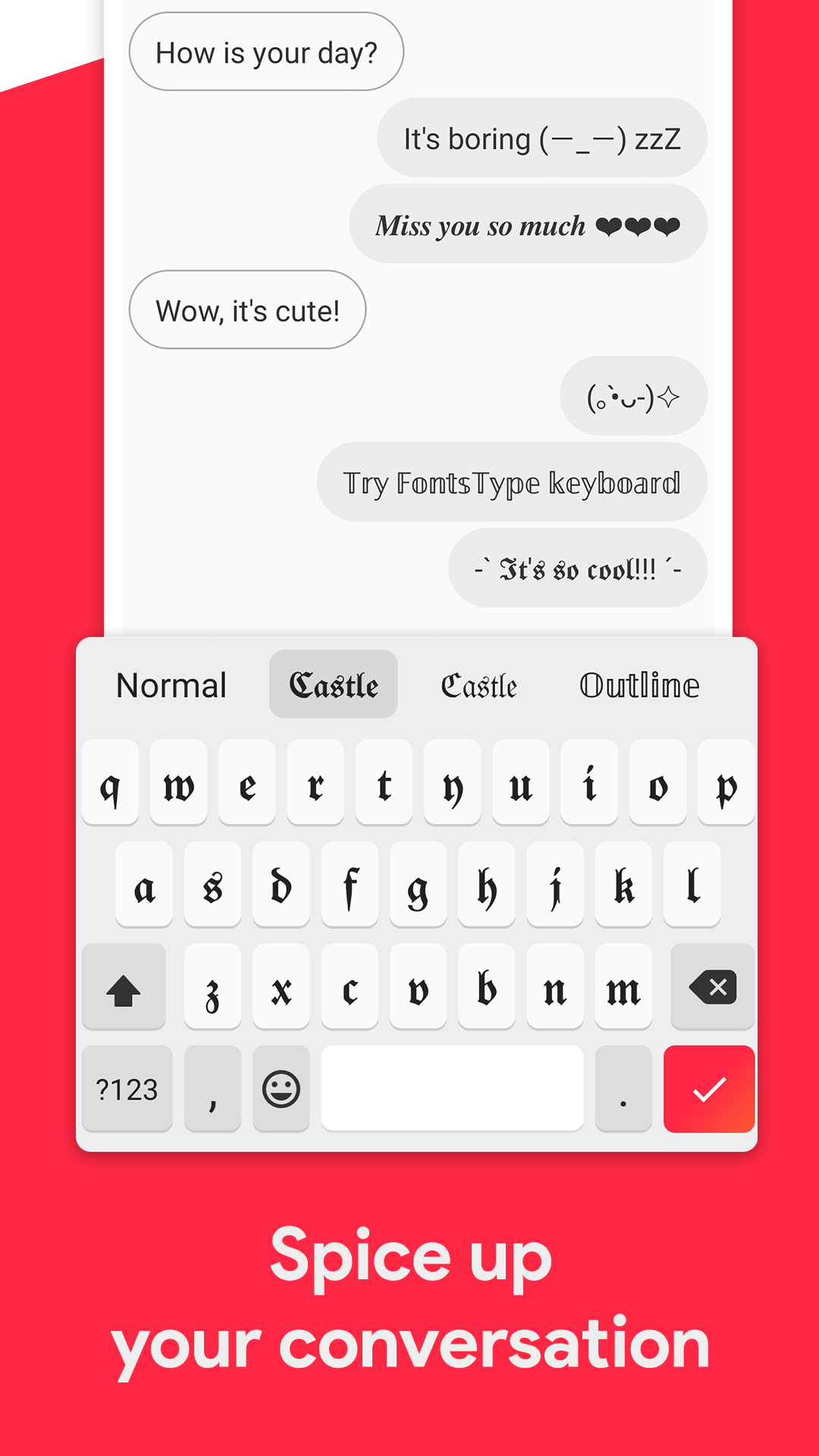 اسکرین شات 5 برنامه Fonts Type – Fonts Keyboard