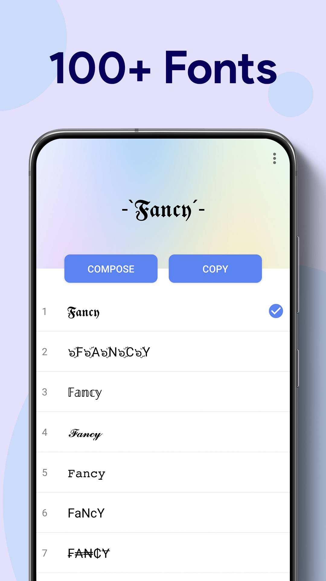 اسکرین شات 5 برنامه Fancy Fonts – Cool Fonts & Sty