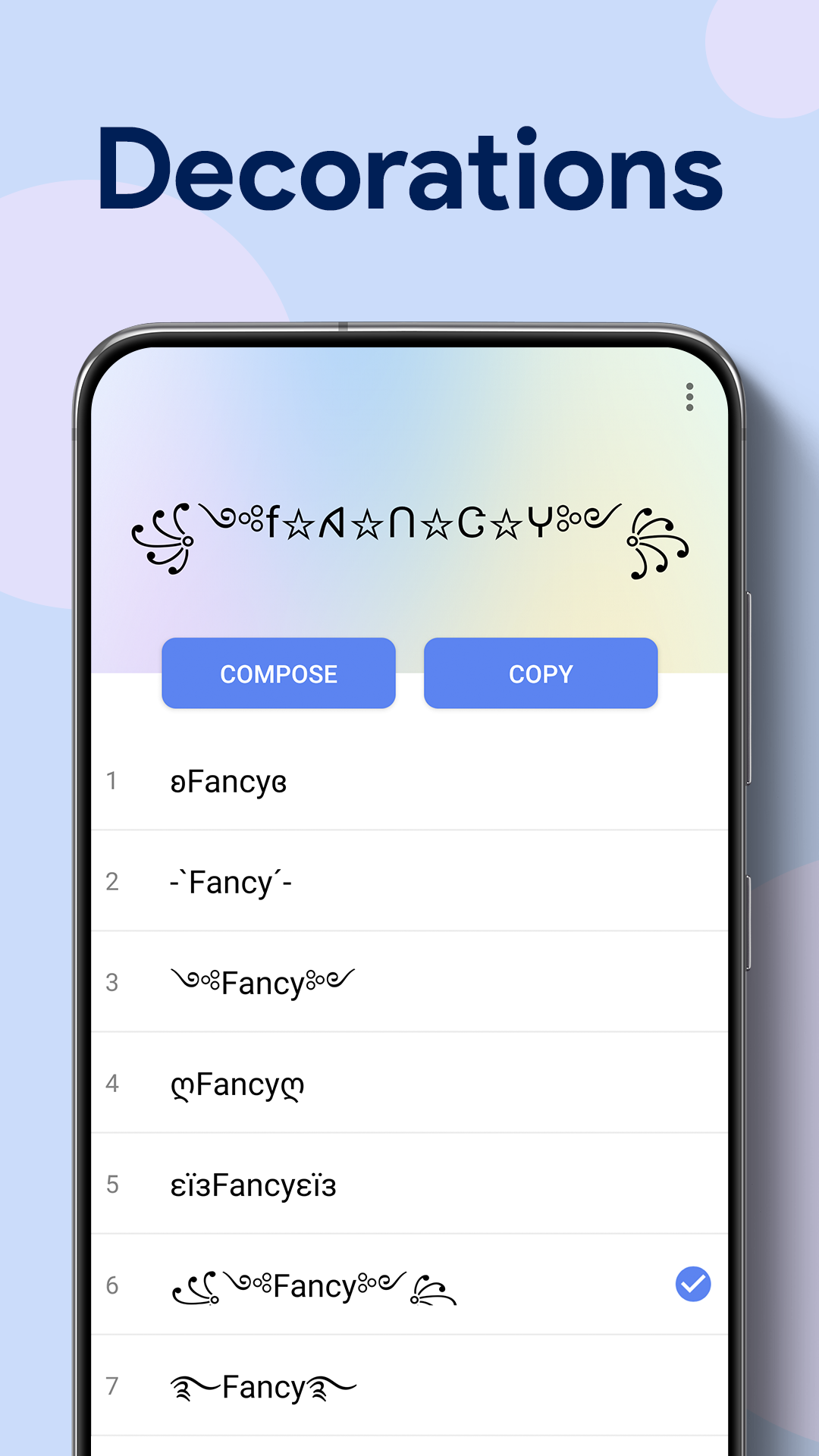 اسکرین شات 6 برنامه Fancy Fonts – Cool Fonts & Sty