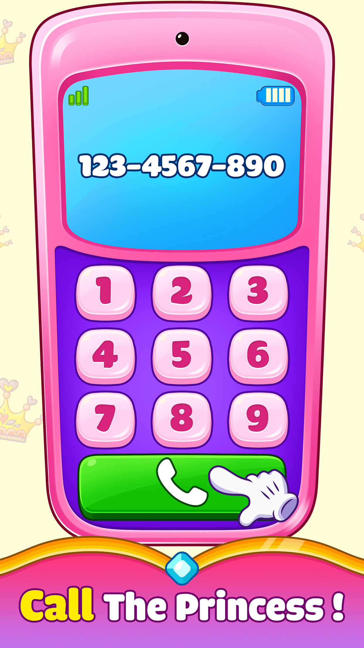 اسکرین شات 2 بازی Princess Baby Phone Game