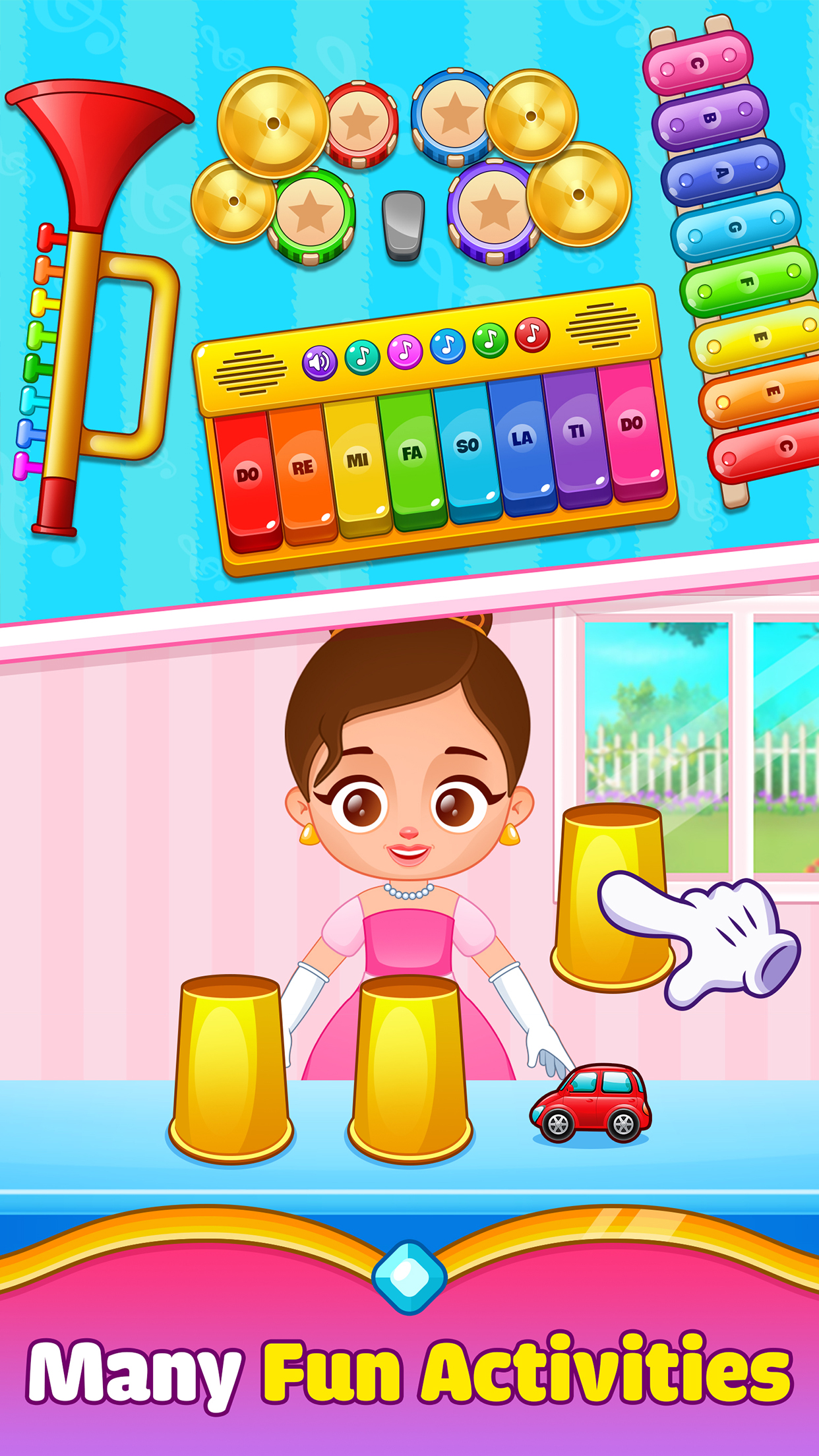 اسکرین شات 7 بازی Princess Baby Phone Game