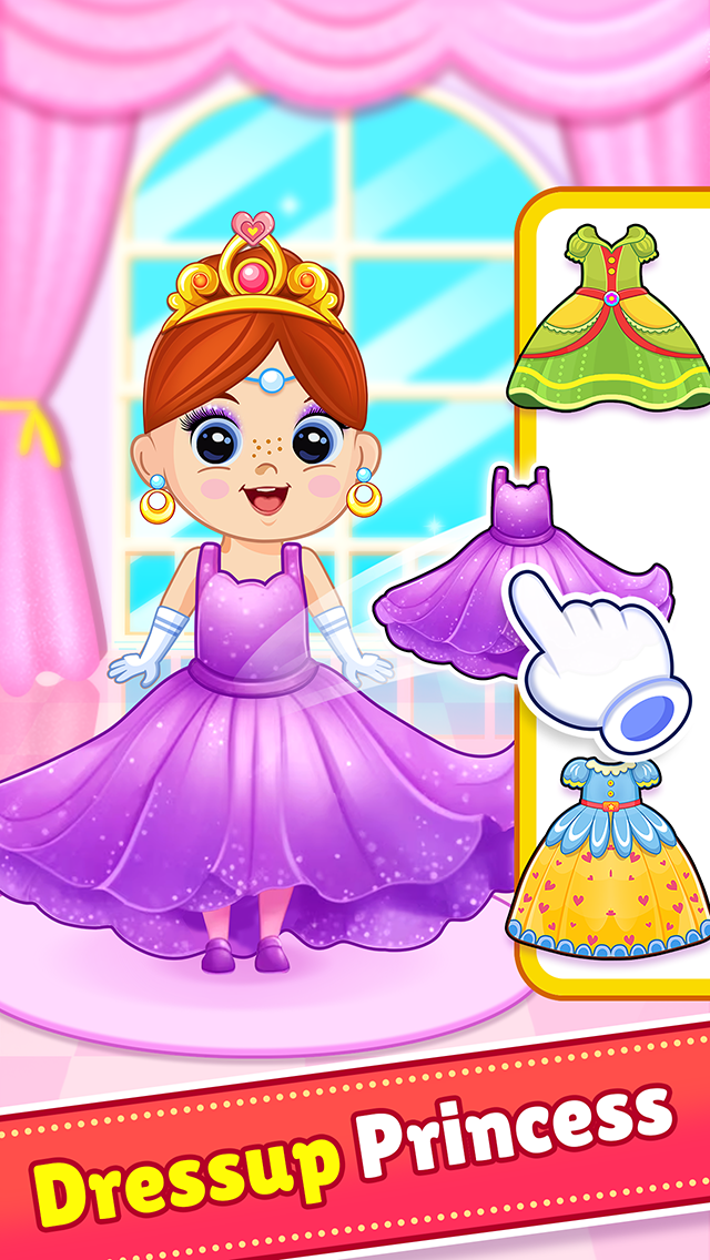 اسکرین شات 2 بازی Princess Baby Phone Games