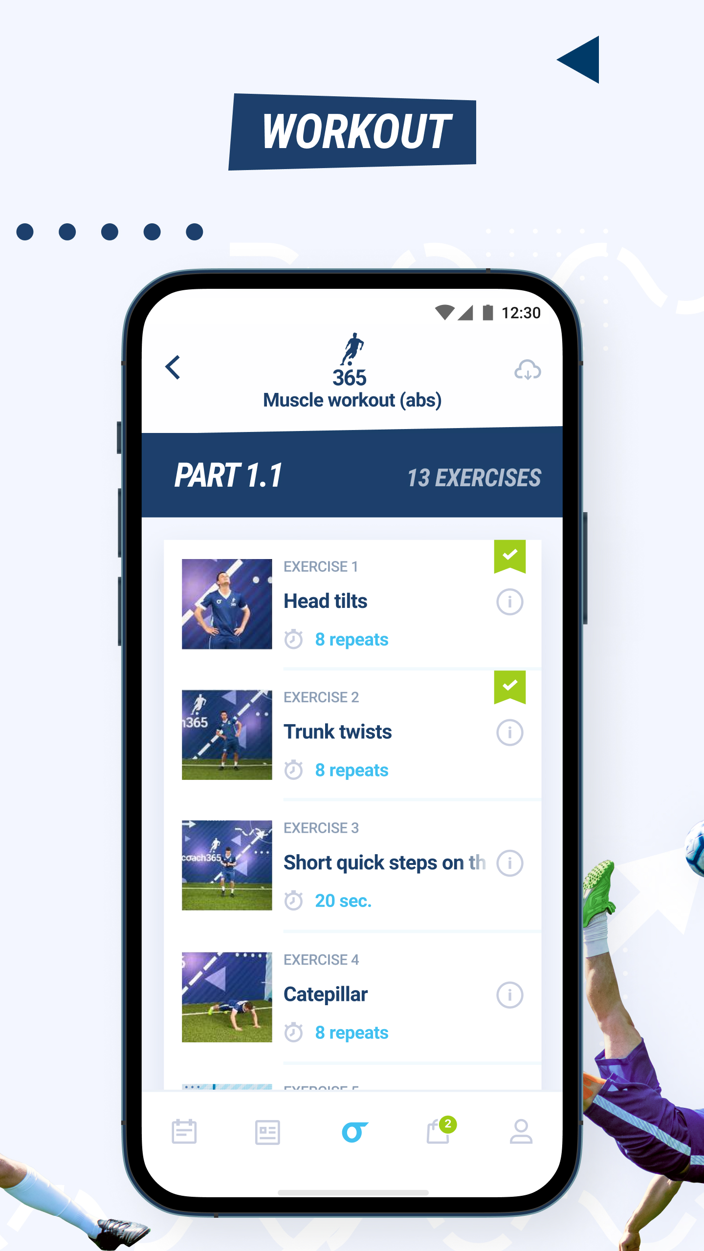 اسکرین شات 4 برنامه Coach 365 - Soccer training