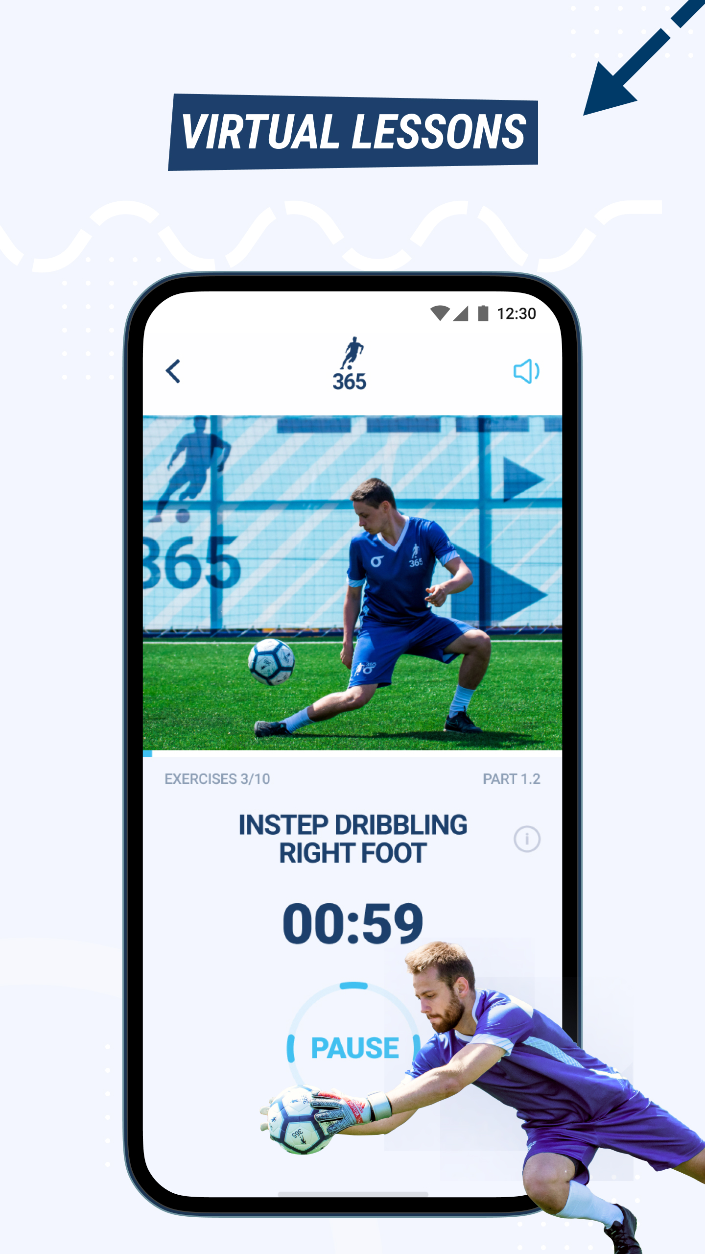 اسکرین شات 3 برنامه Coach 365 - Soccer training