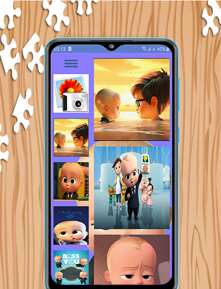 اسکرین شات 3 بازی پازل بچه رییس