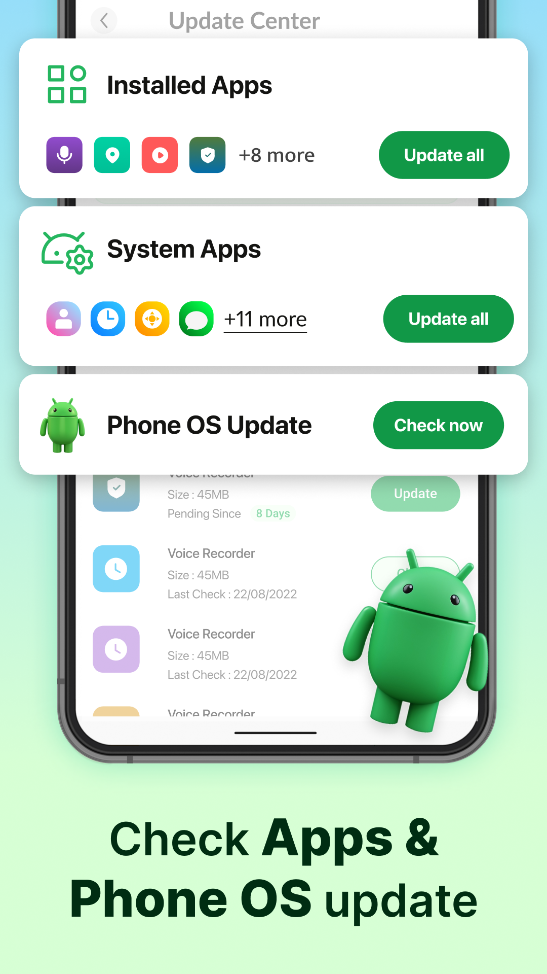 اسکرین شات 2 برنامه Update Software Latest