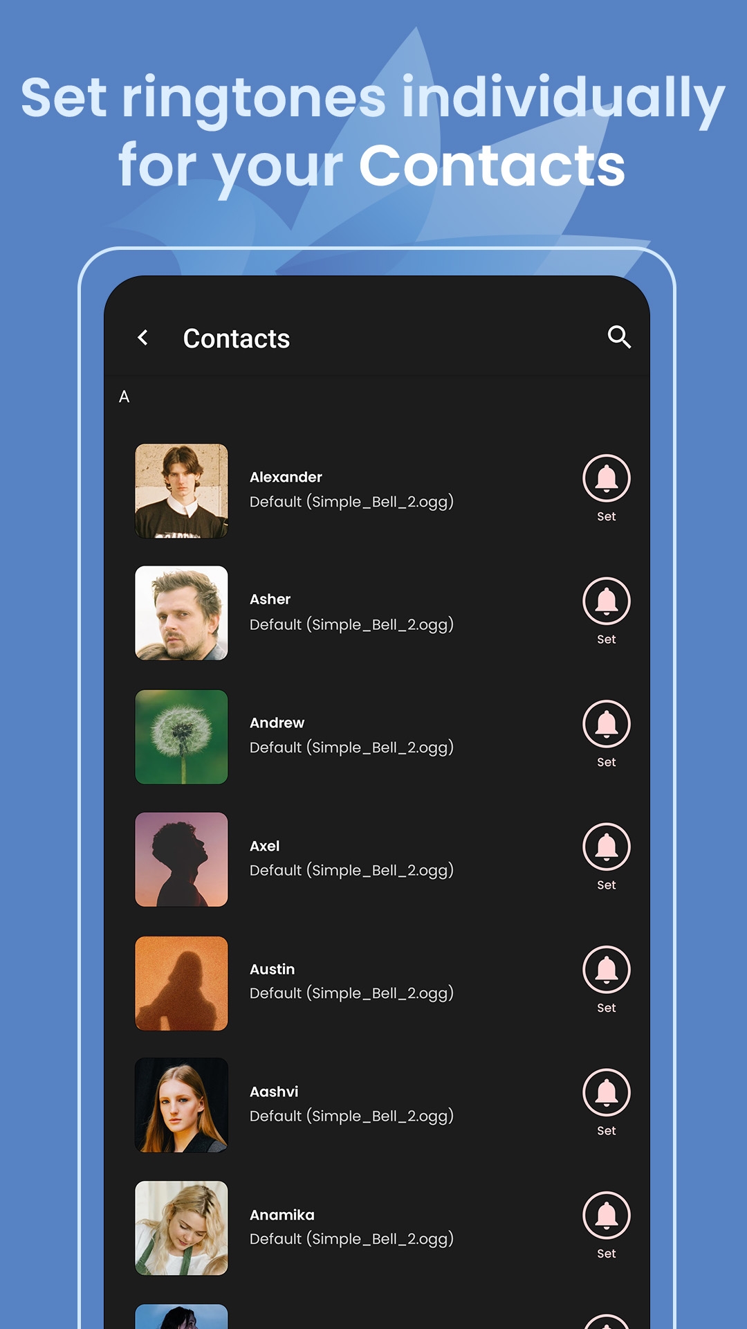 اسکرین شات 4 برنامه Ringtone Sounds - Tweedle
