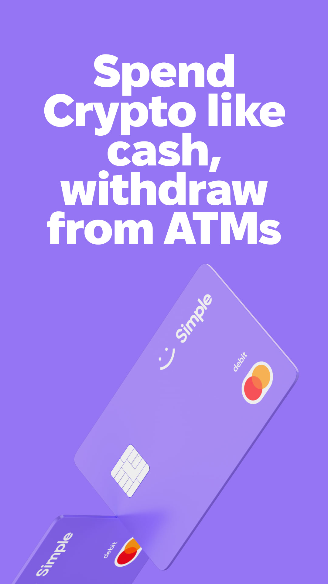 اسکرین شات 2 برنامه Simple: Buy Сrypto BTC, USDT