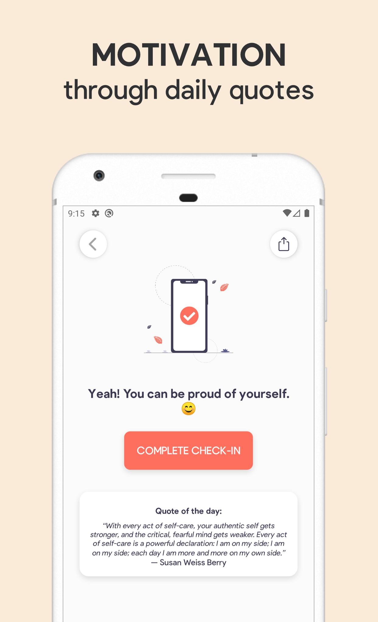 اسکرین شات 6 برنامه Sparkle: Self-Care Checklist,