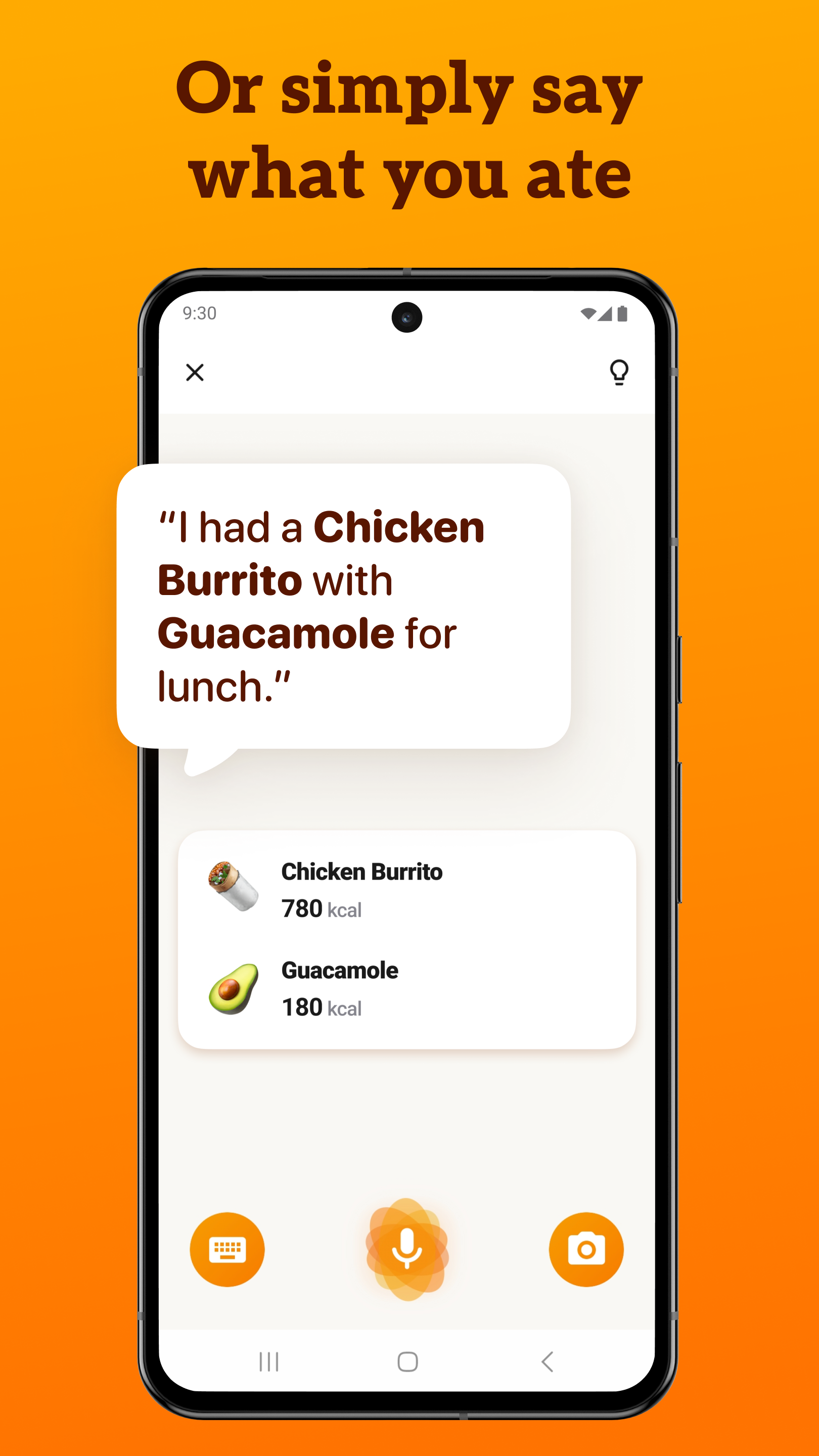 اسکرین شات 4 برنامه CalApp: AI Calorie Tracker