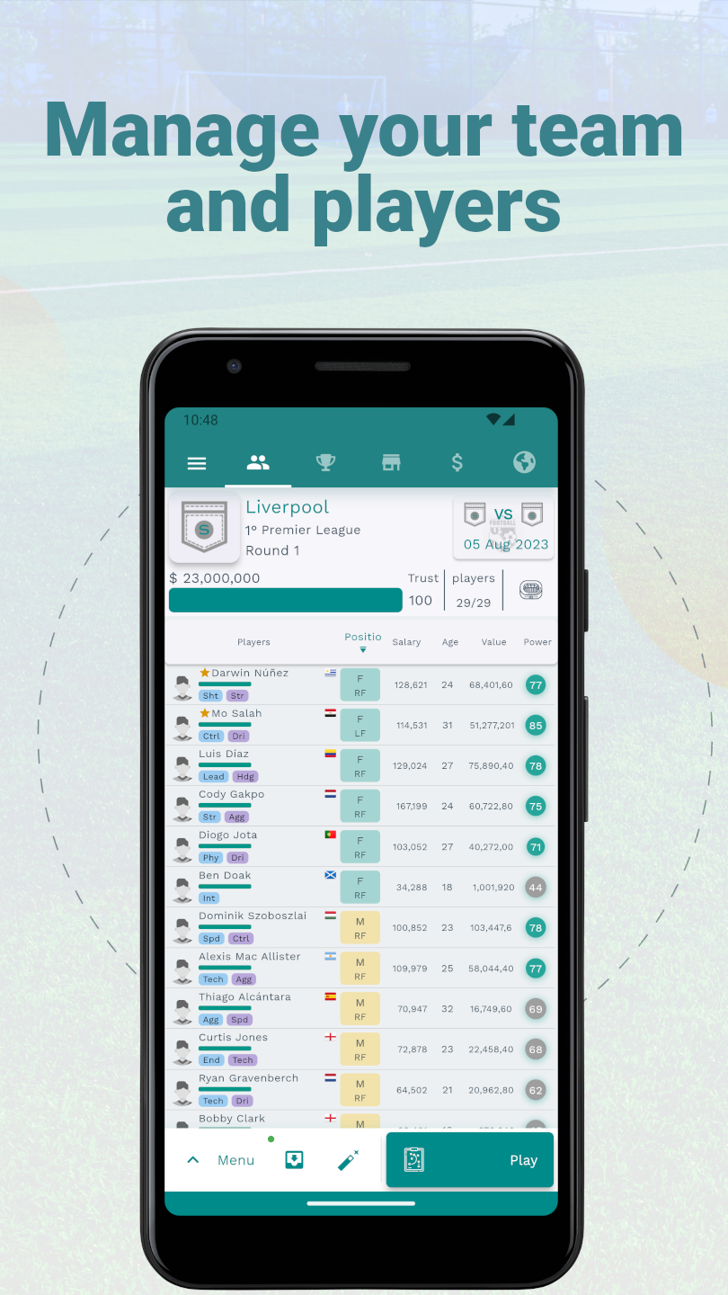 اسکرین شات 3 بازی Superkickoff Football Manager