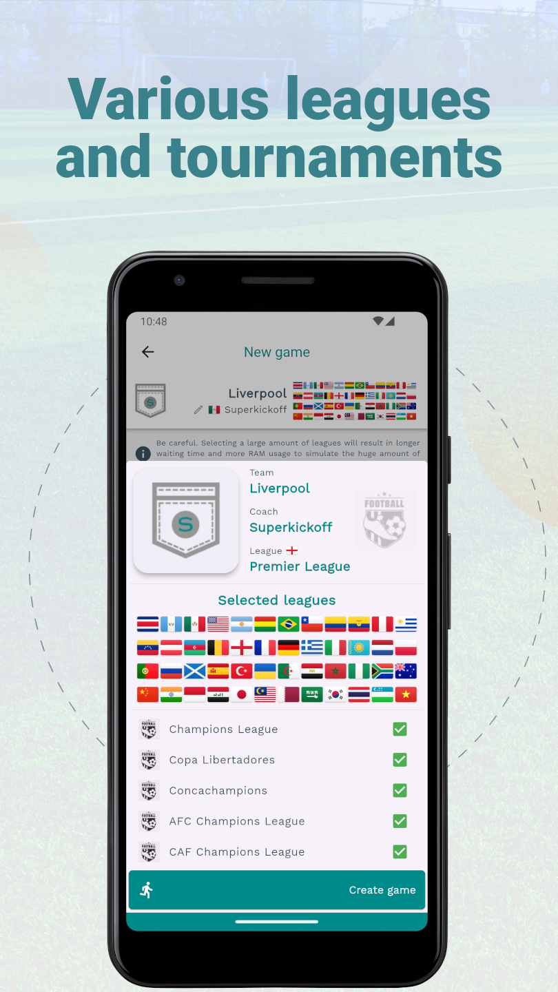 اسکرین شات 2 بازی Superkickoff Football Manager
