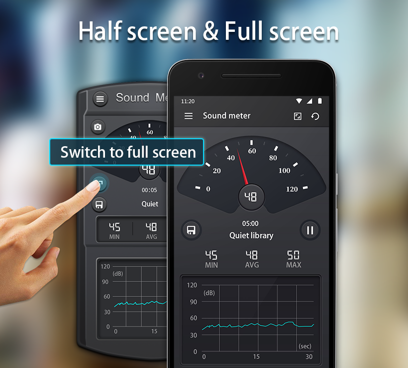 اسکرین شات 4 برنامه Sound Meter - Decibel Meter