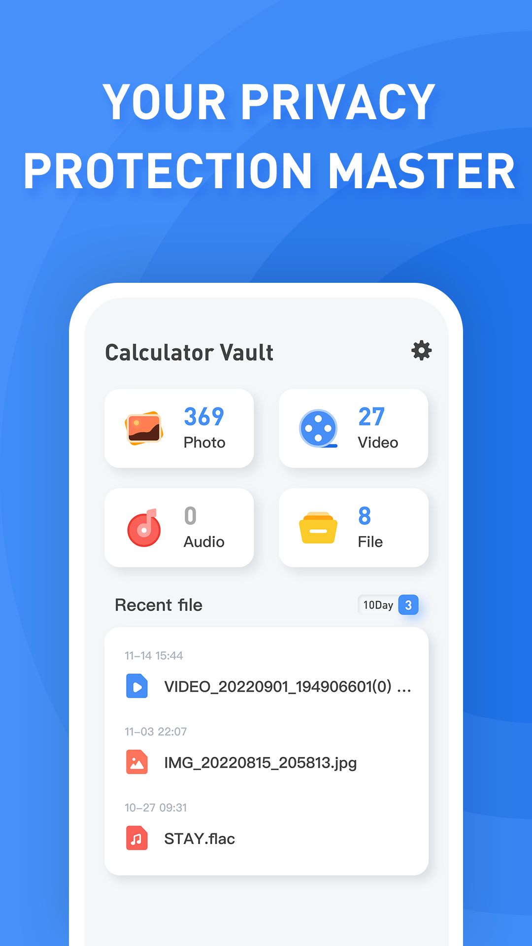 اسکرین شات 1 برنامه Calculator Vault