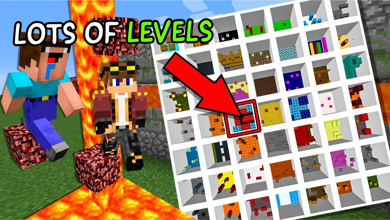 اسکرین شات 3 برنامه Parkour for MCPE - lava map