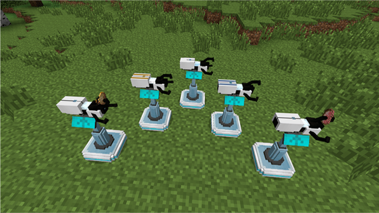 اسکرین شات 3 برنامه Portal Guns for MCPE