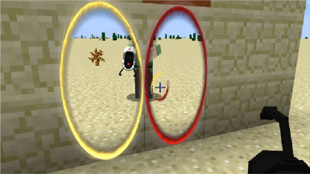 اسکرین شات 2 برنامه Portal Guns for MCPE