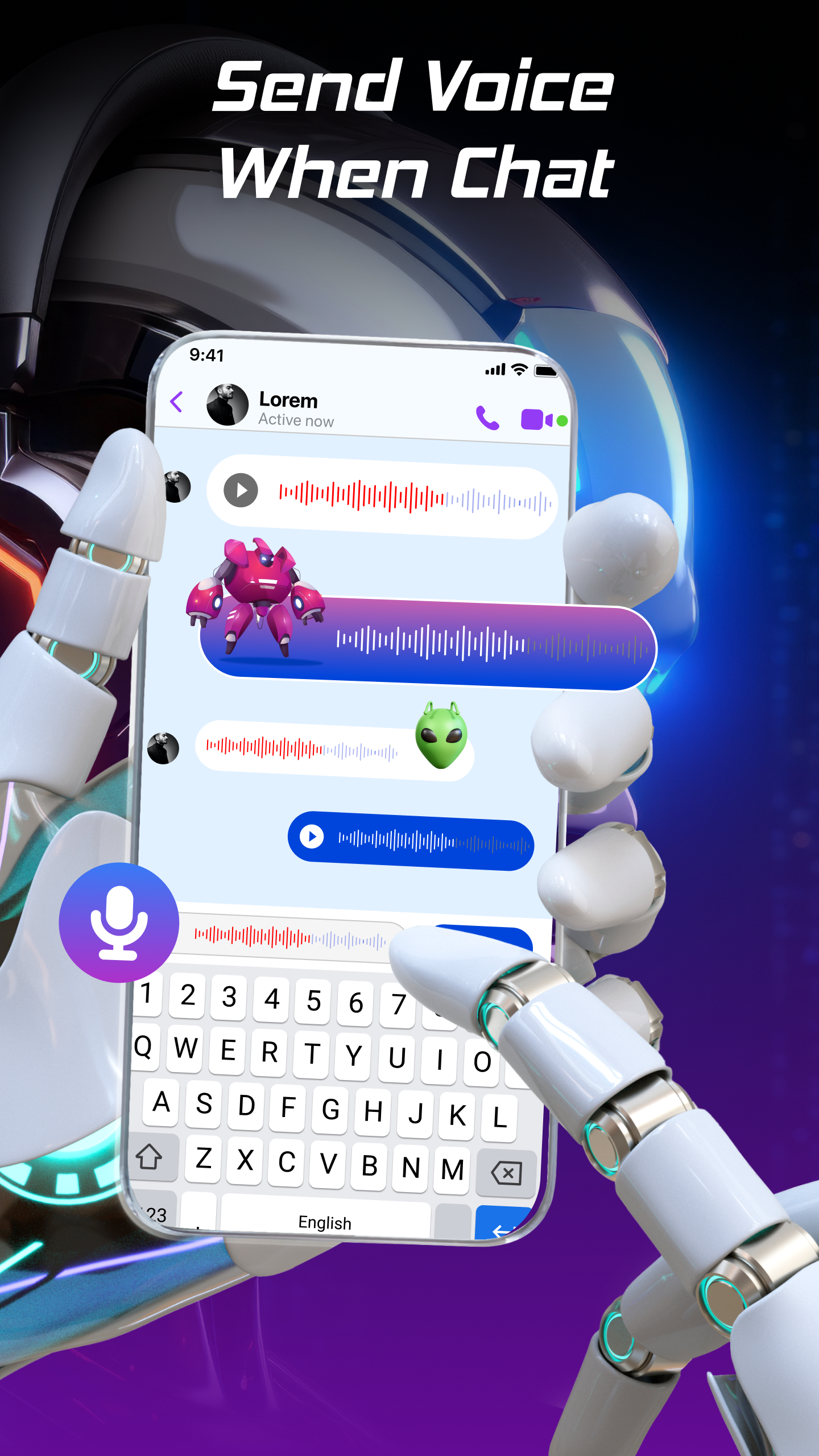 اسکرین شات 7 برنامه Voice Changer & Voice Effects