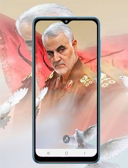 اسکرین شات برنامه تصویر زمینه سردار سلیمانی 3