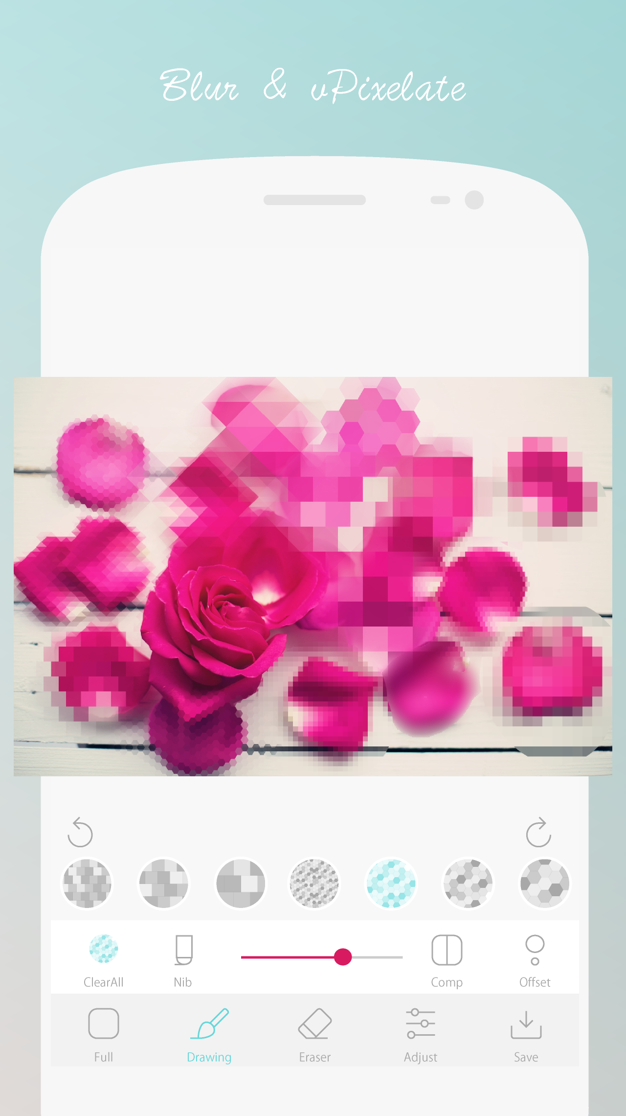 اسکرین شات 2 برنامه Blur and Pixelate
