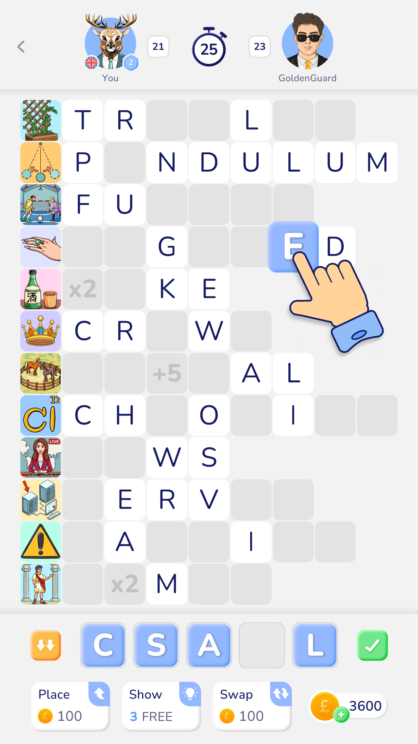 اسکرین شات 3 بازی WordPix－Crossword Puzzle Game