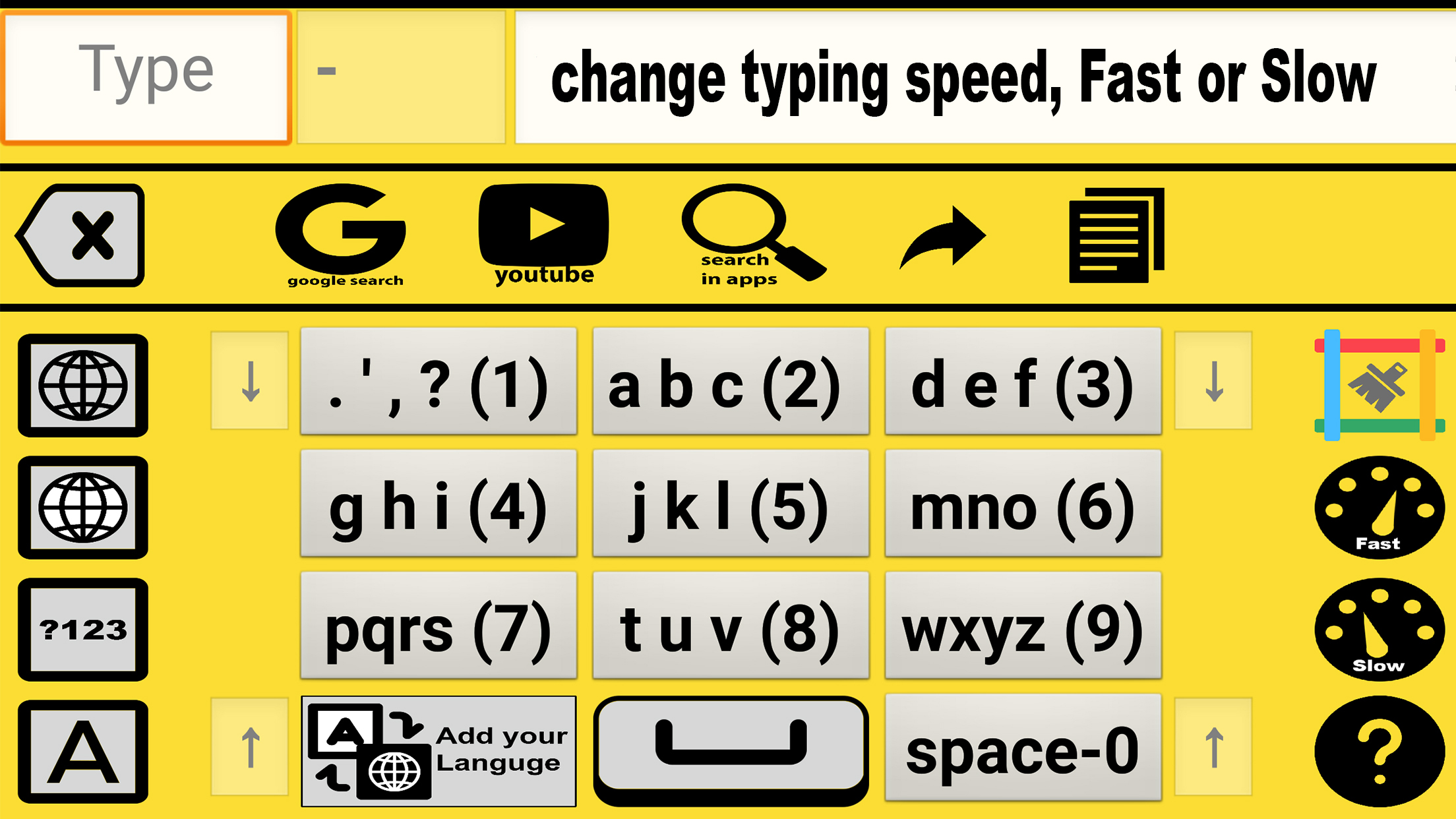 اسکرین شات 6 برنامه کیبورد تلویزیون اندروید: سبک قدیم