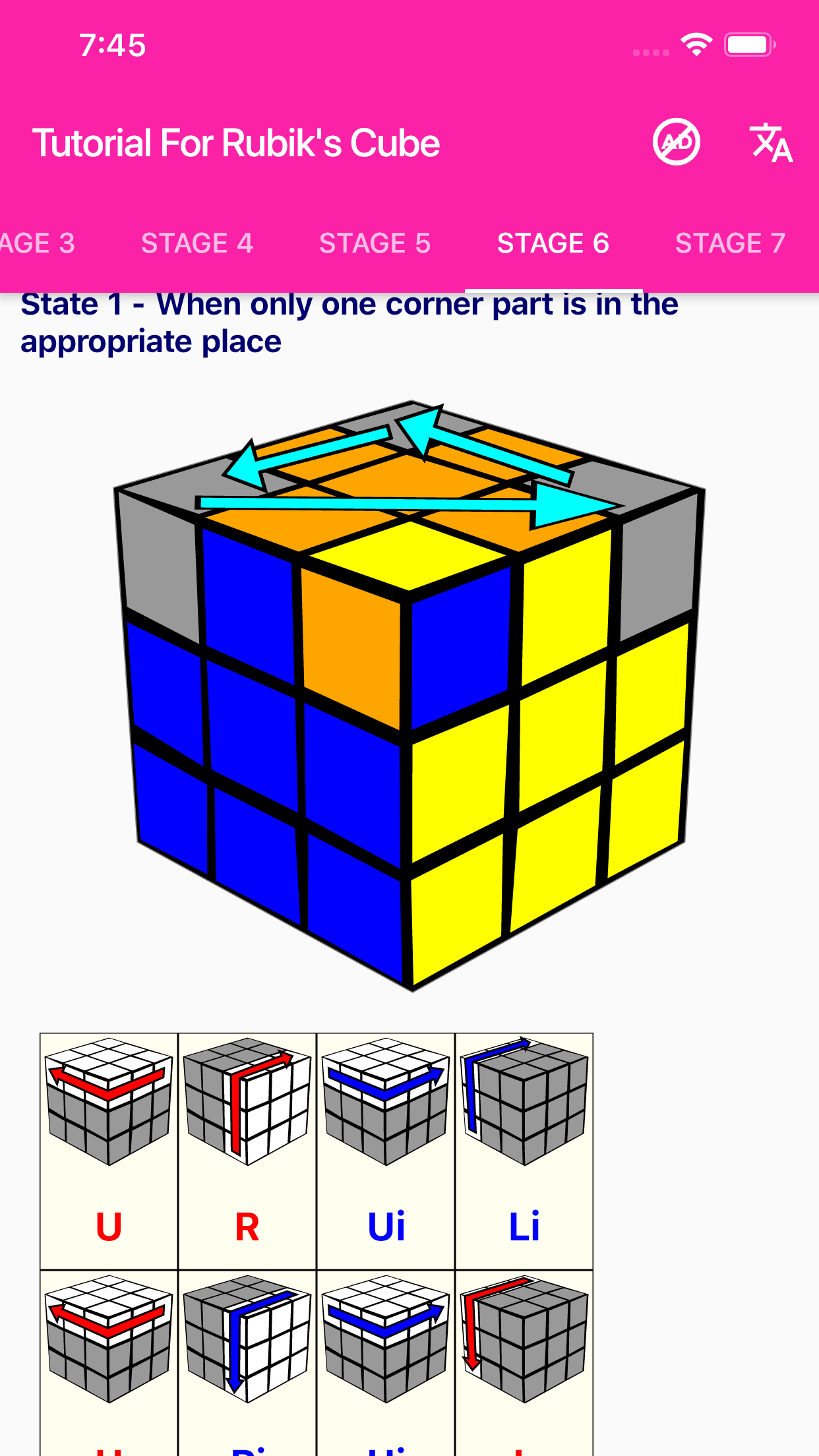 اسکرین شات 8 برنامه Rubik's Cube Solver & Tutorial