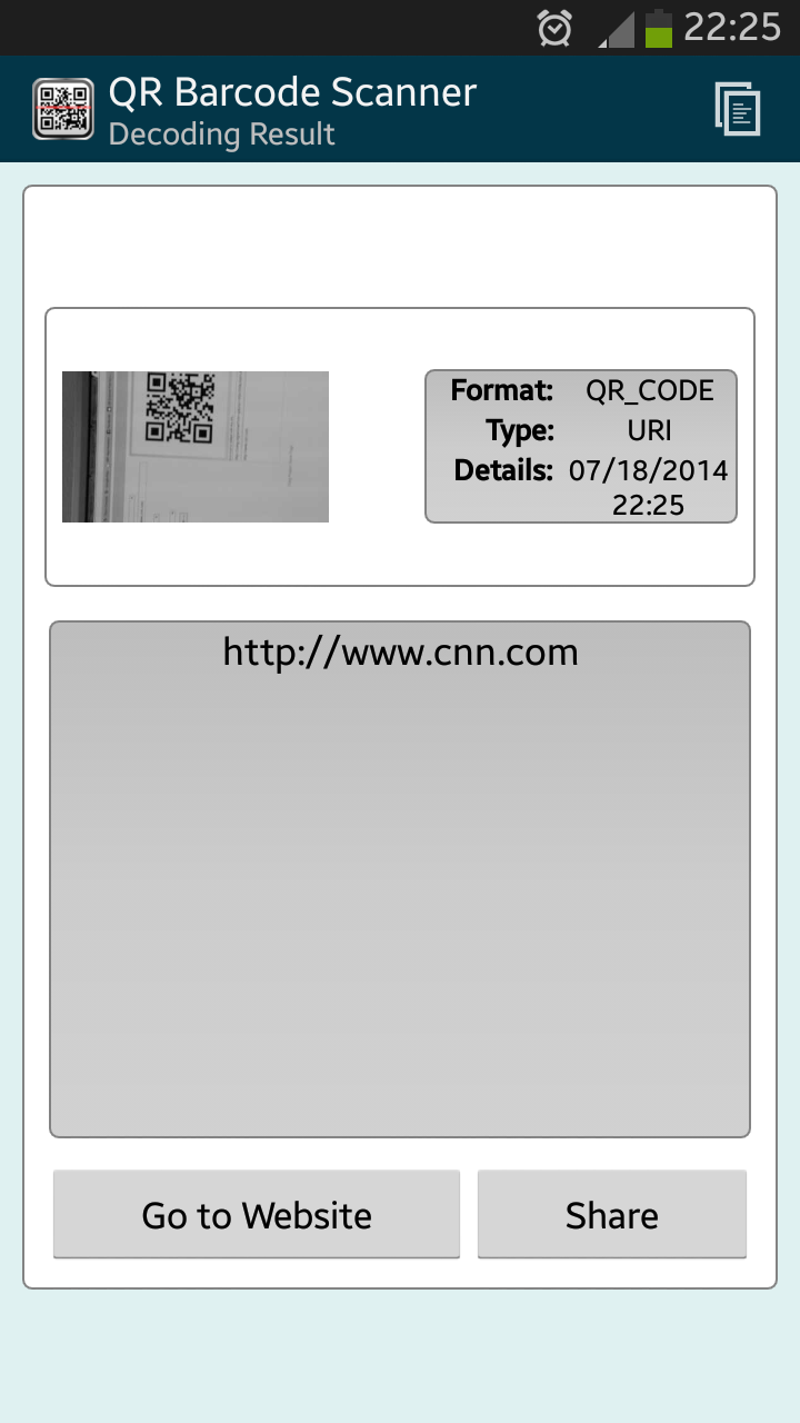 اسکرین شات 4 برنامه QR BARCODE SCANNER
