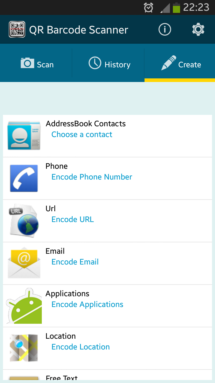 اسکرین شات 5 برنامه QR BARCODE SCANNER