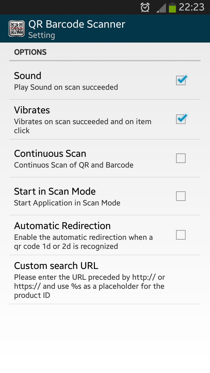 اسکرین شات 6 برنامه QR BARCODE SCANNER
