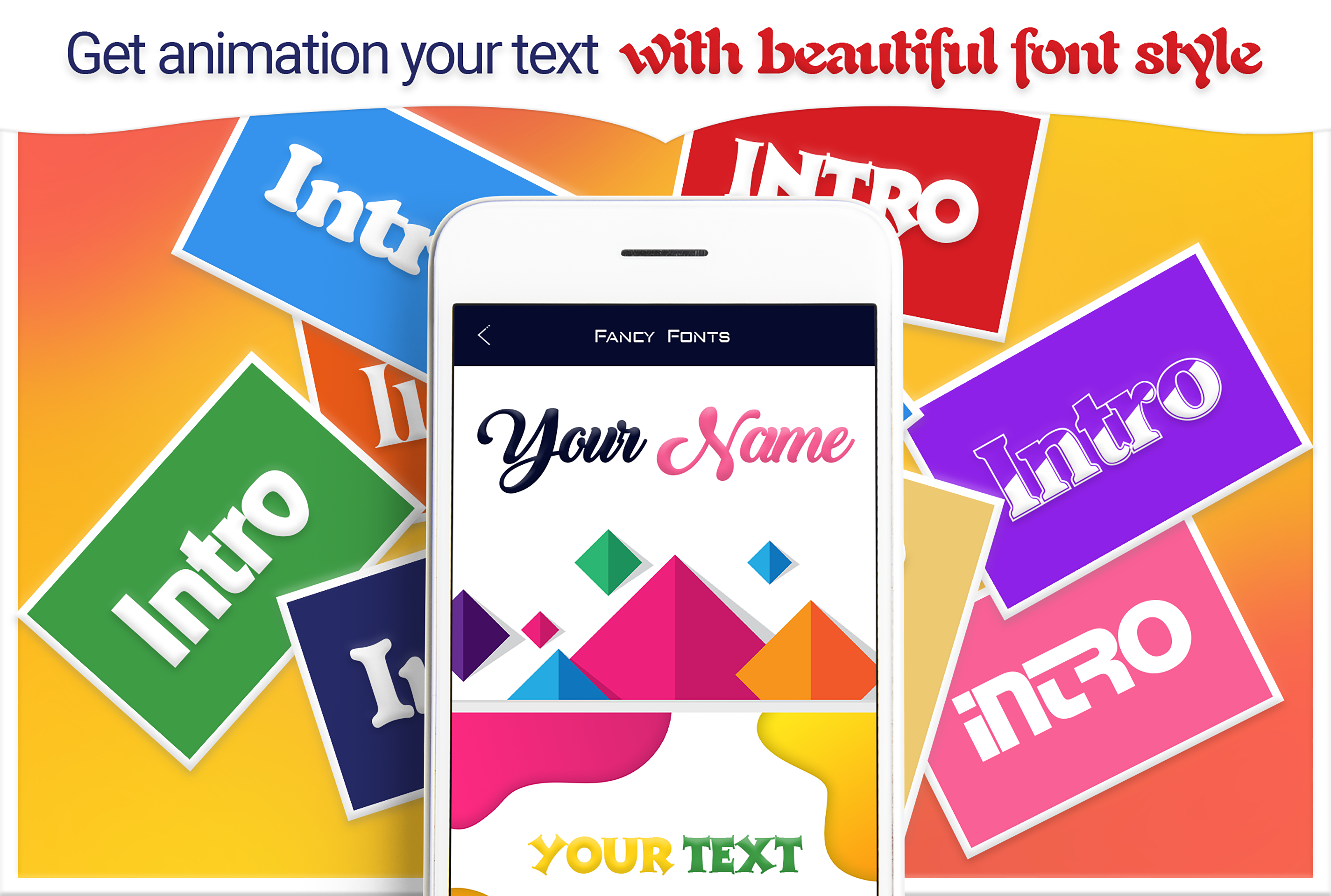 اسکرین شات 3 برنامه Legend - Intro & Animated Text