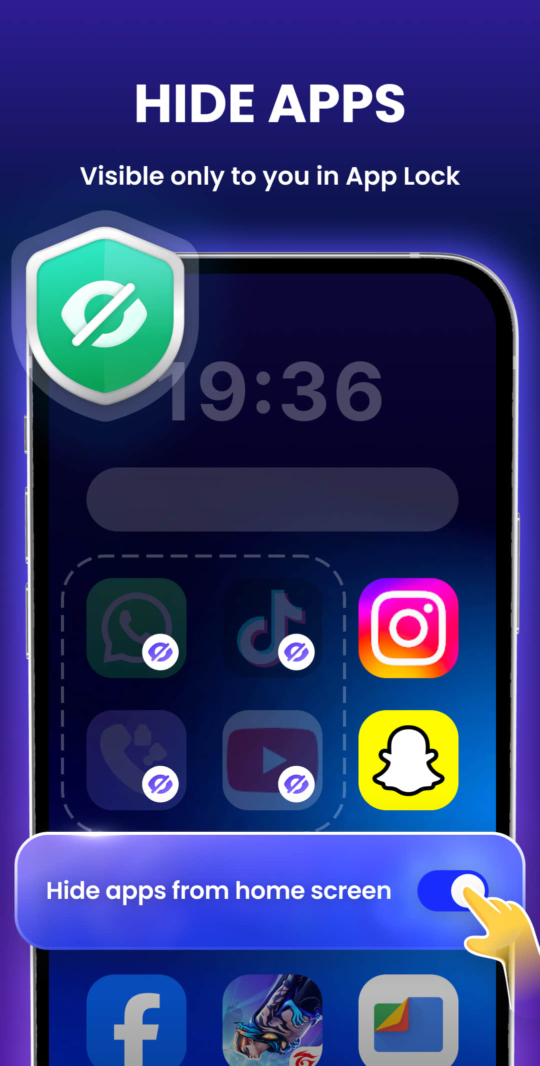 اسکرین شات 6 برنامه App Lock - Fingerprint Lock