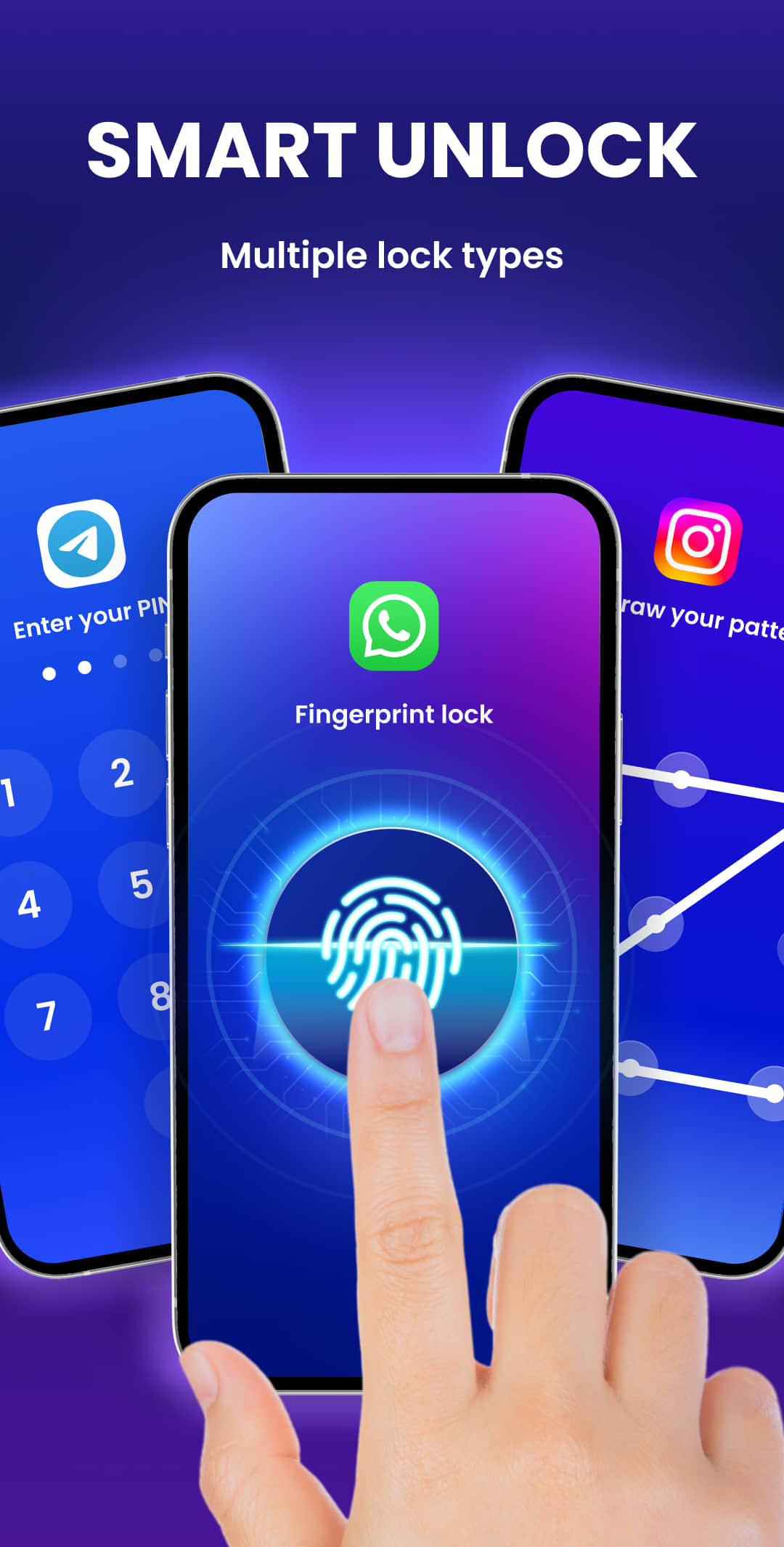 اسکرین شات 2 برنامه App Lock - Fingerprint Lock