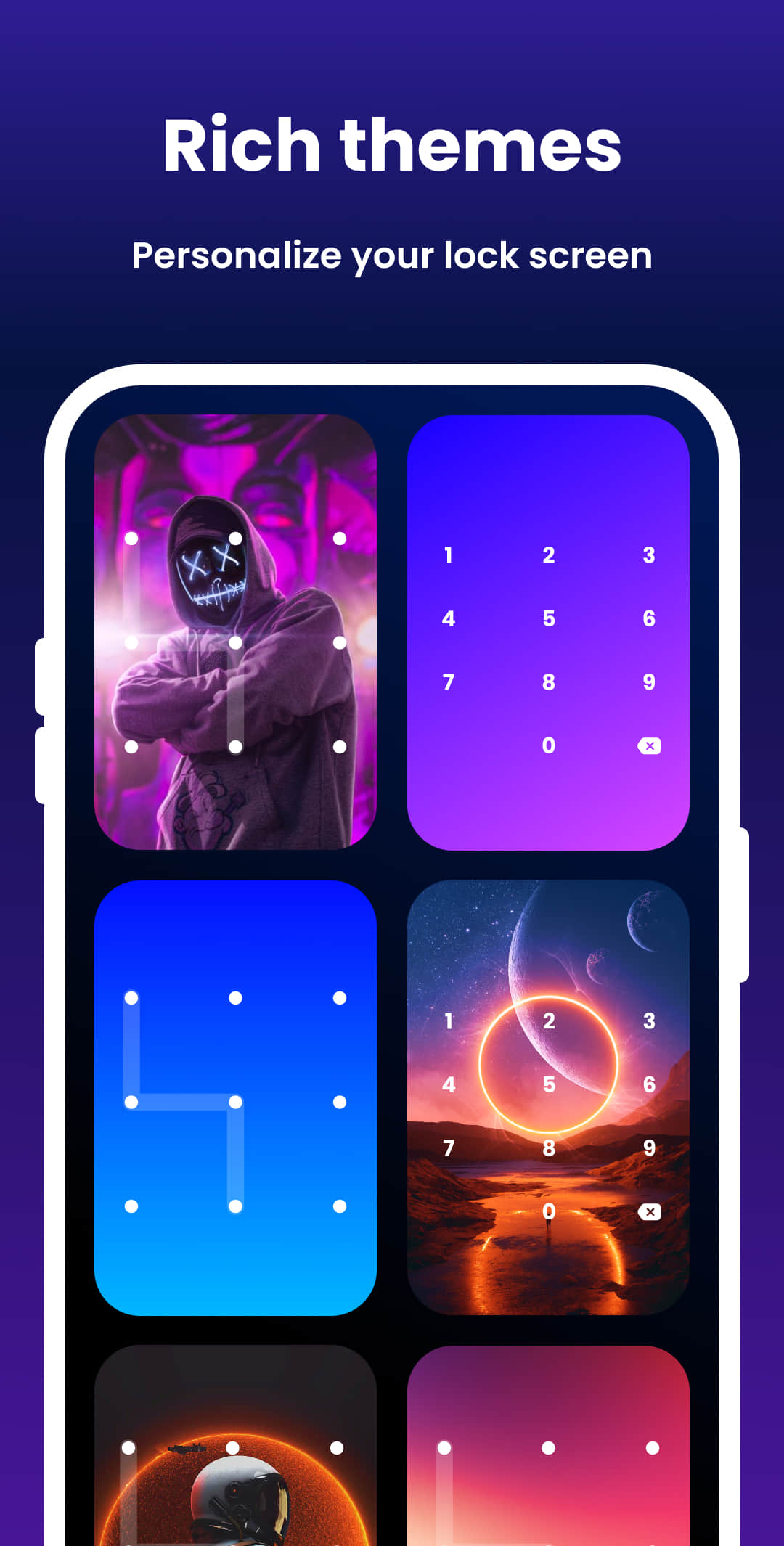 اسکرین شات 5 برنامه App Lock - Fingerprint Lock