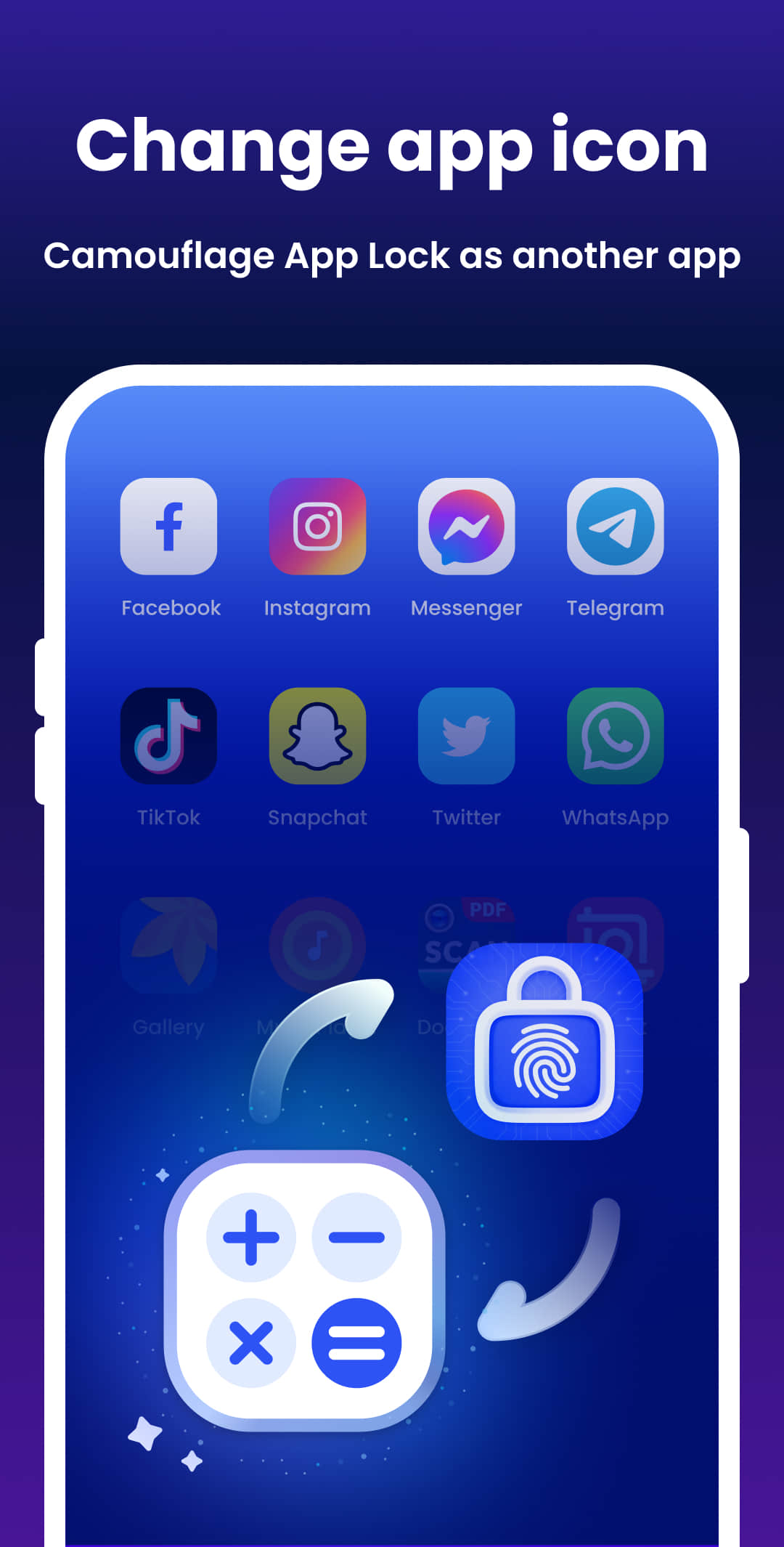 اسکرین شات 6 برنامه App Lock - Fingerprint Lock
