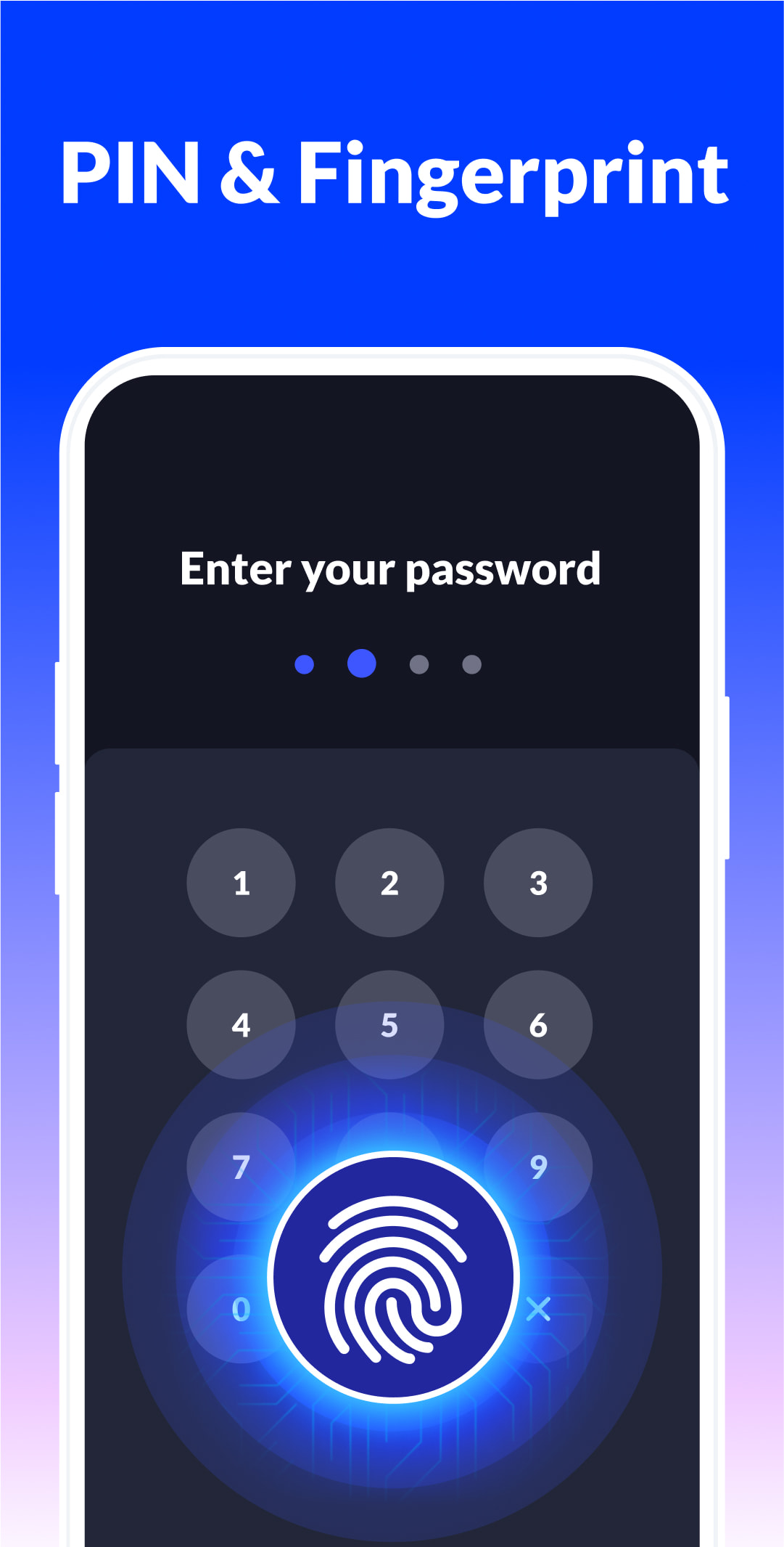 اسکرین شات 4 برنامه App Lock - Lock Apps, Password