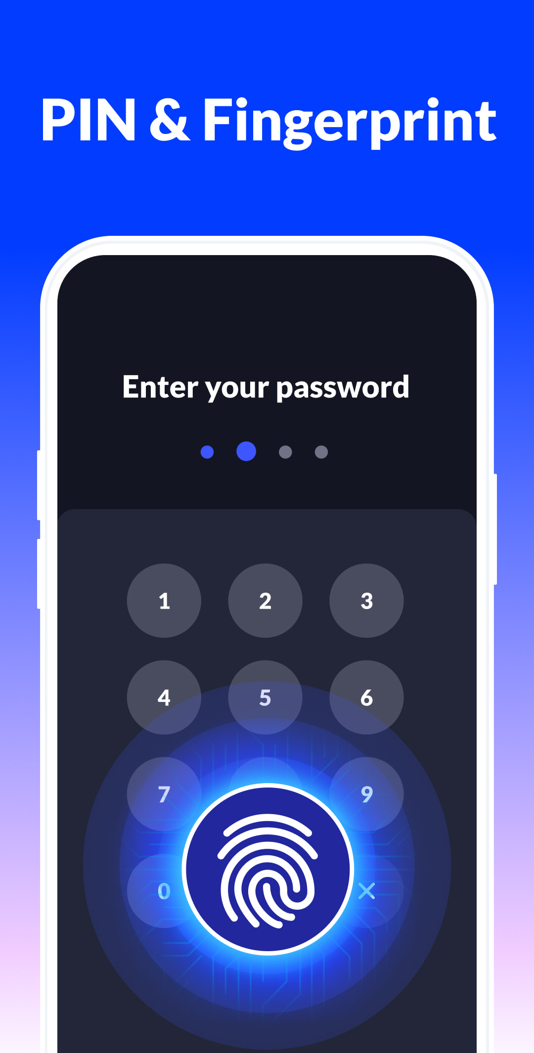 اسکرین شات 4 برنامه App Lock - Lock Apps, Password