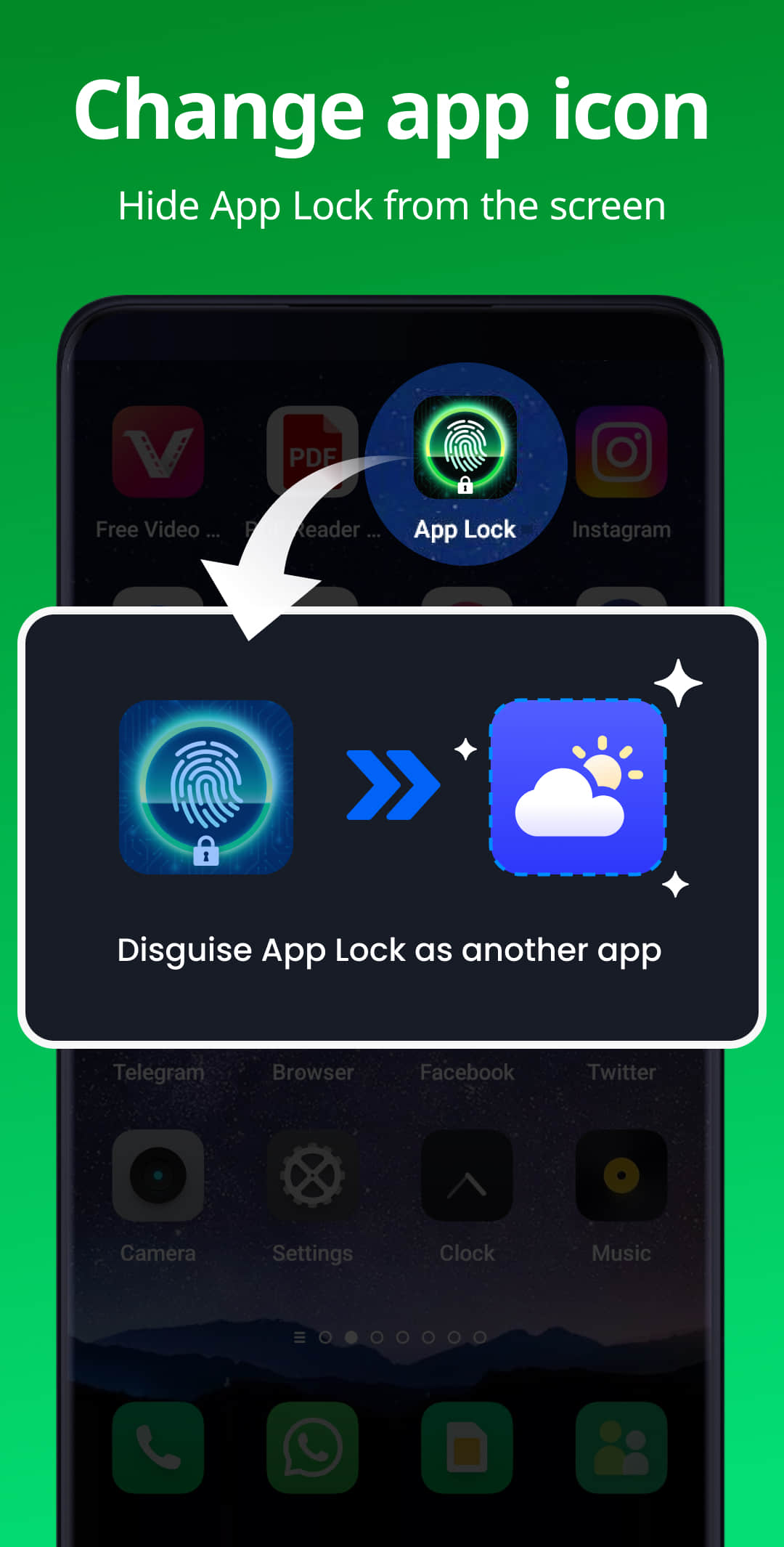 اسکرین شات 7 برنامه App Lock - Applock Fingerprint