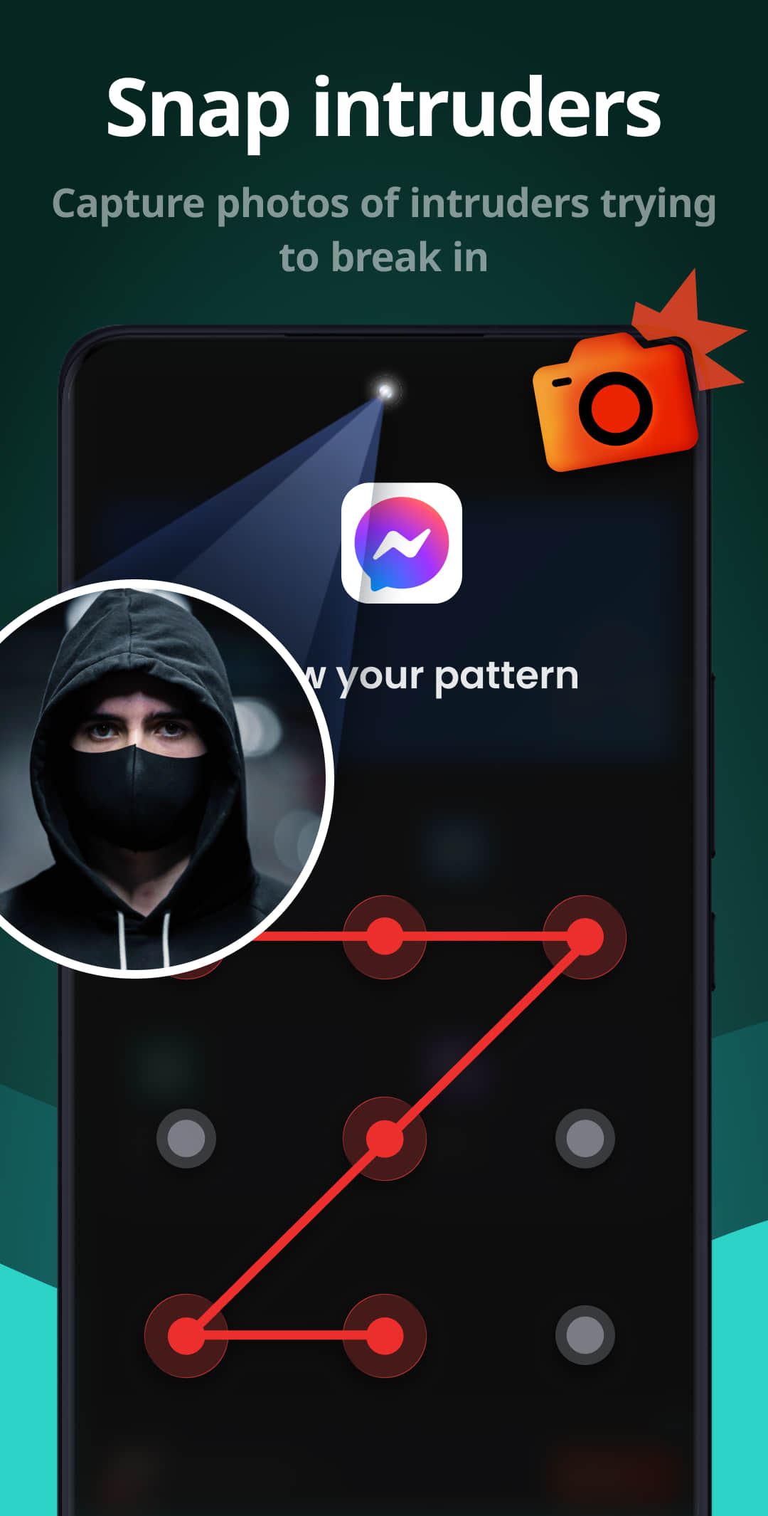 اسکرین شات 5 برنامه App Lock - Applock Fingerprint