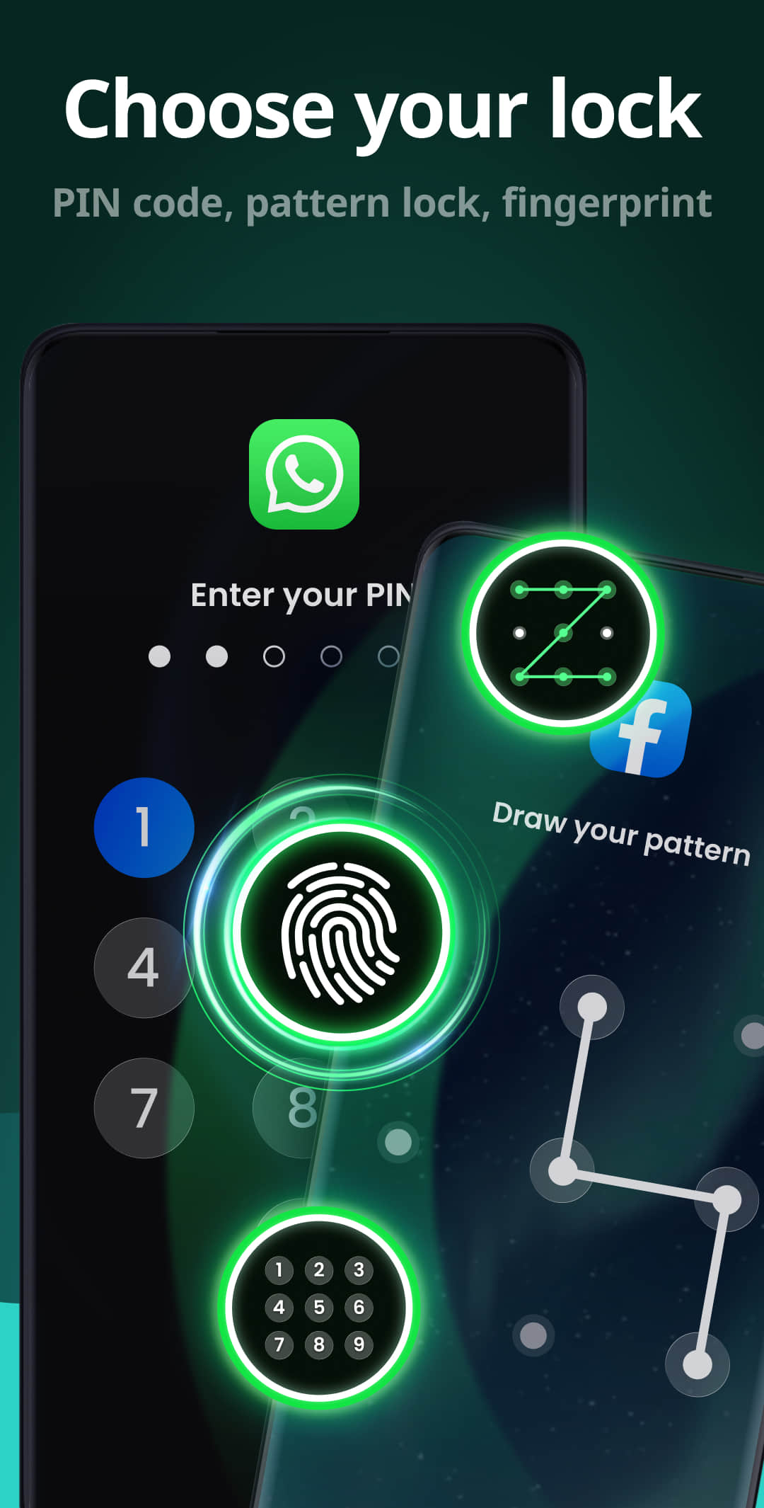 اسکرین شات 4 برنامه App Lock - Applock Fingerprint