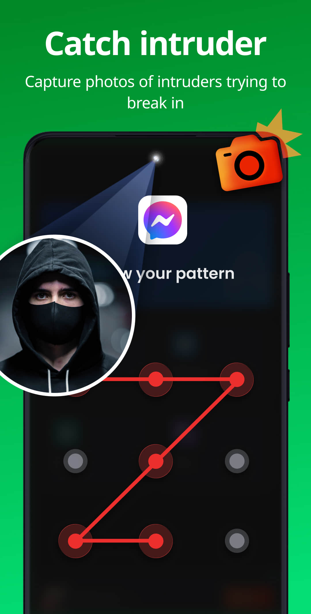 اسکرین شات 5 برنامه App Lock - Applock Fingerprint