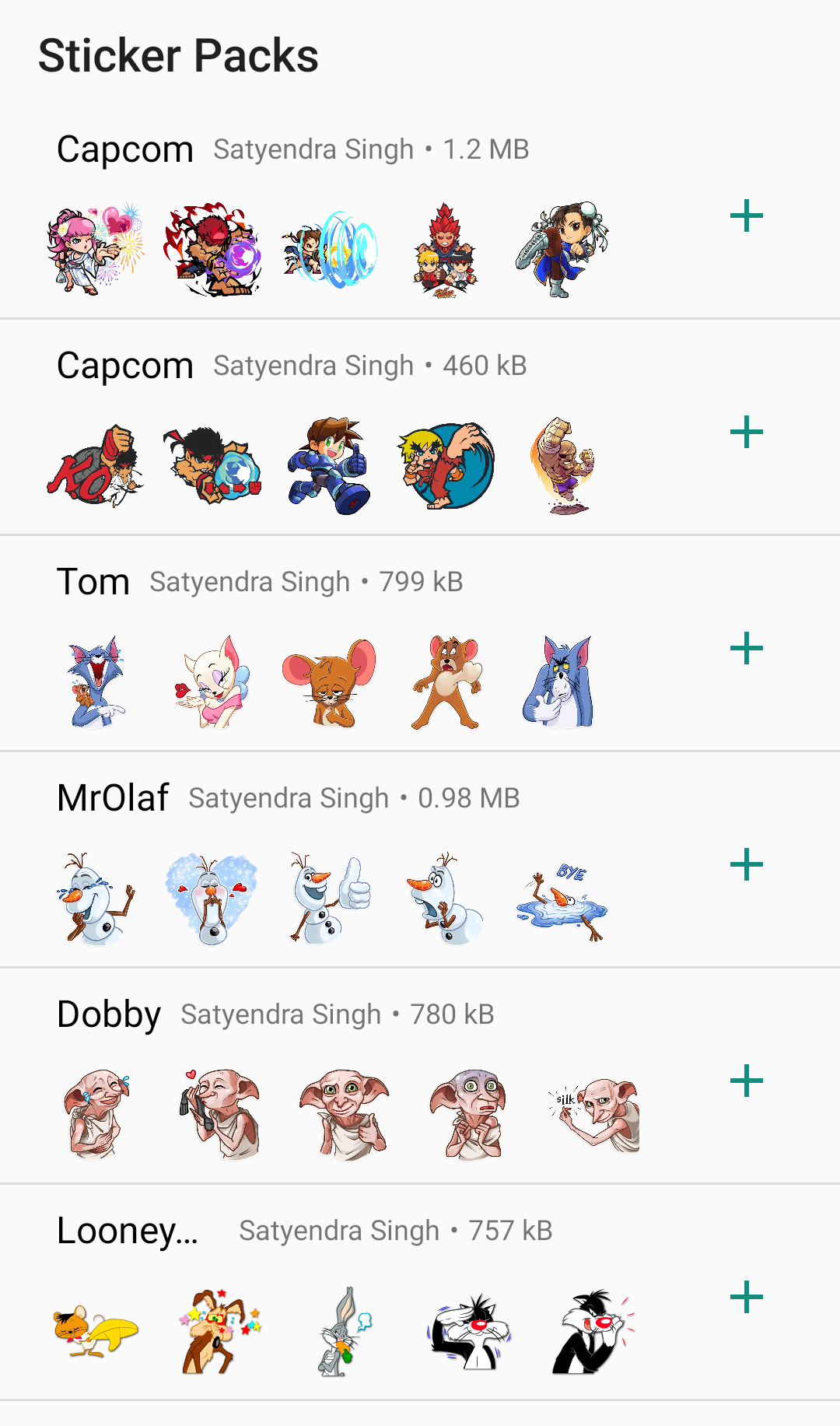 اسکرین شات 2 برنامه Cartoon Stickers for Whatsapp
