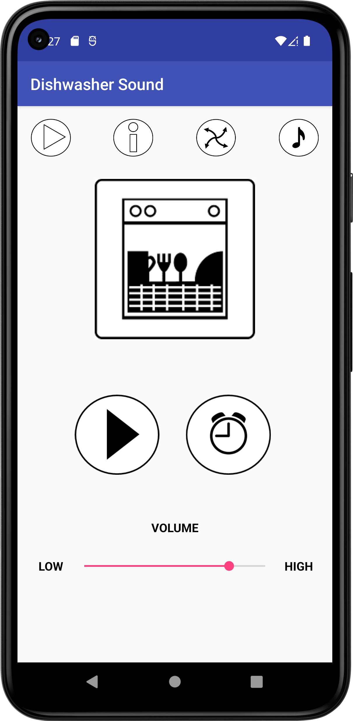 اسکرین شات 1 برنامه Dishwasher Sound