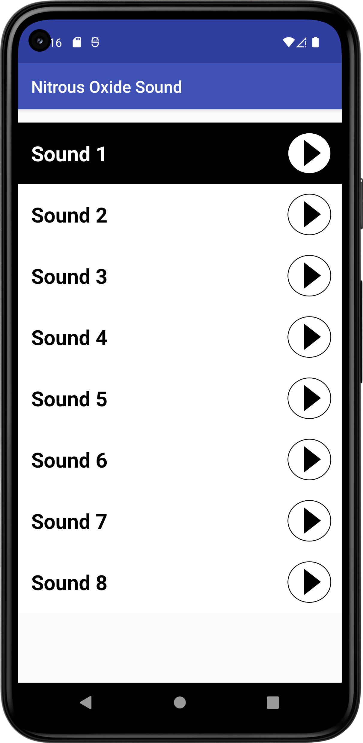 اسکرین شات 2 برنامه Nitrous Oxide Sound