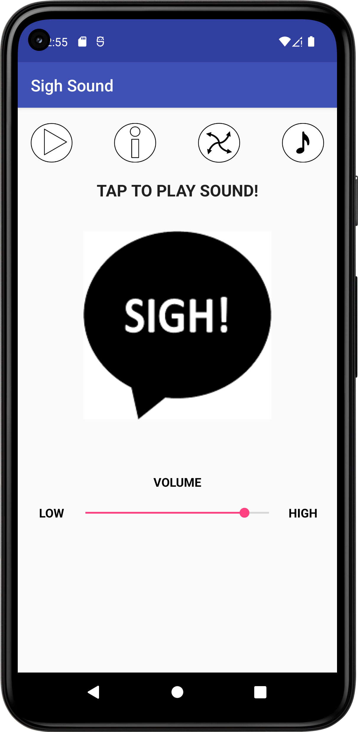 اسکرین شات 1 برنامه Sigh Sound