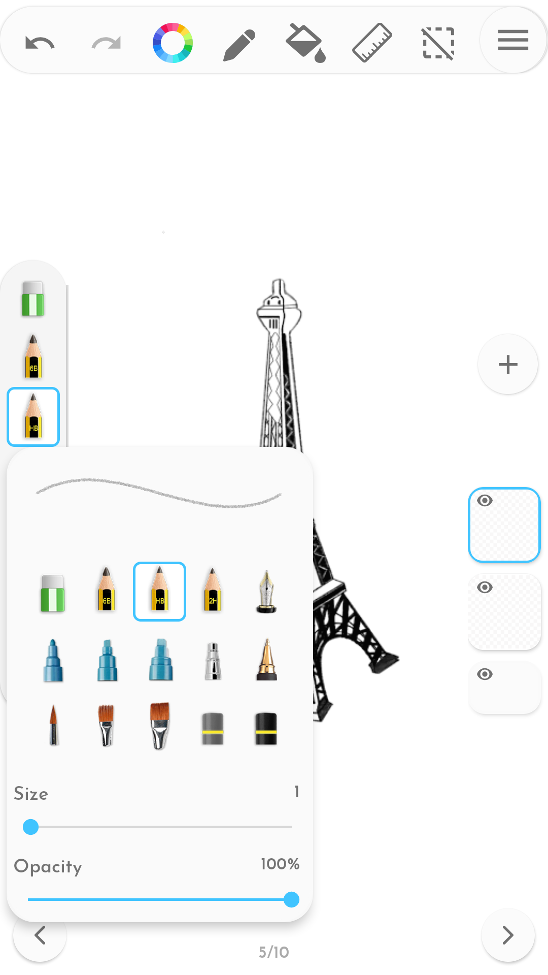 اسکرین شات 5 برنامه Learn to Draw 3D - Animated