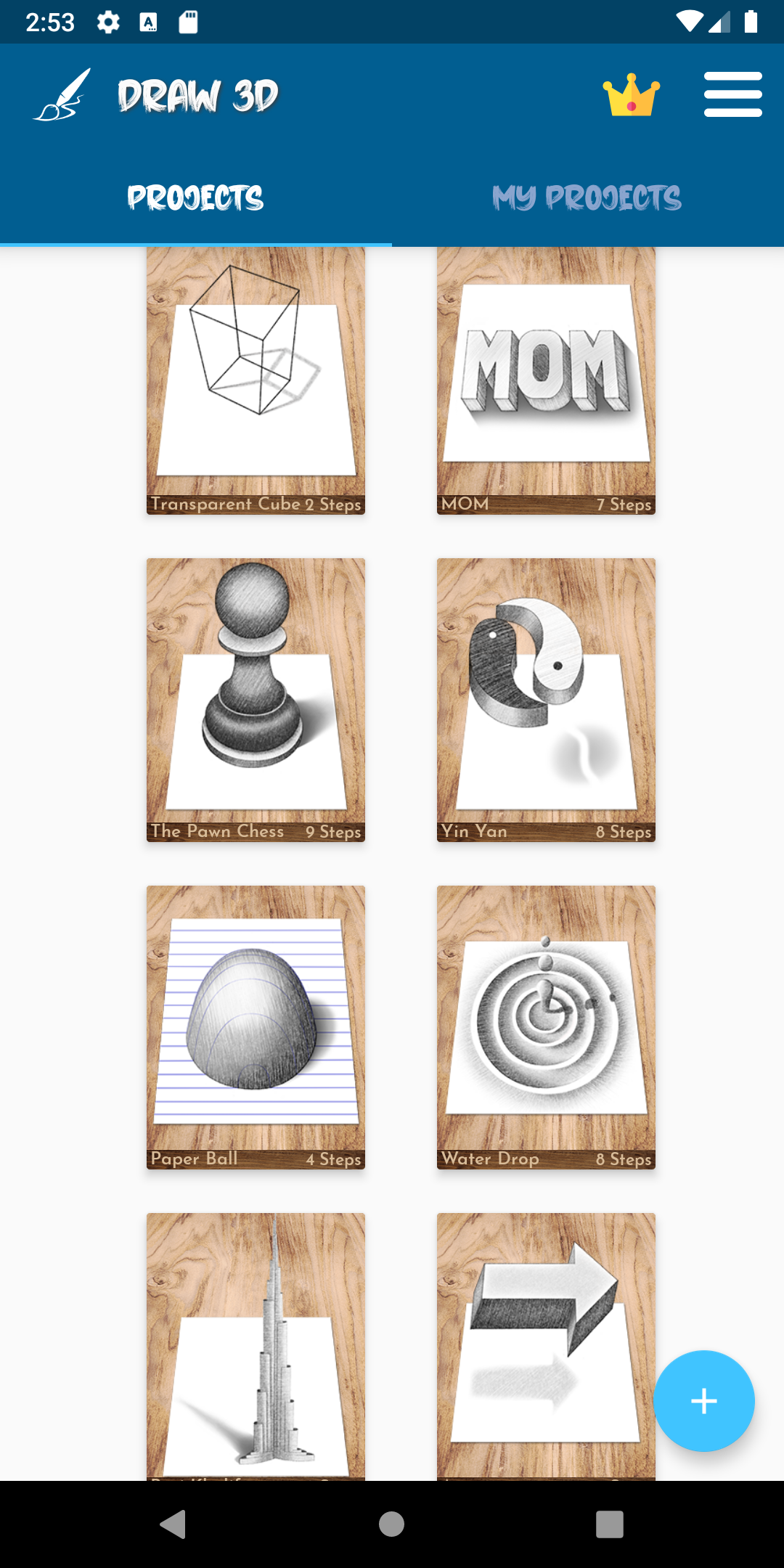 اسکرین شات 2 برنامه Learn to Draw 3D - Animated