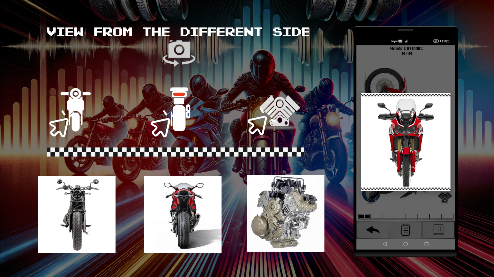 اسکرین شات 5 برنامه Motorcycles - Engines Sounds